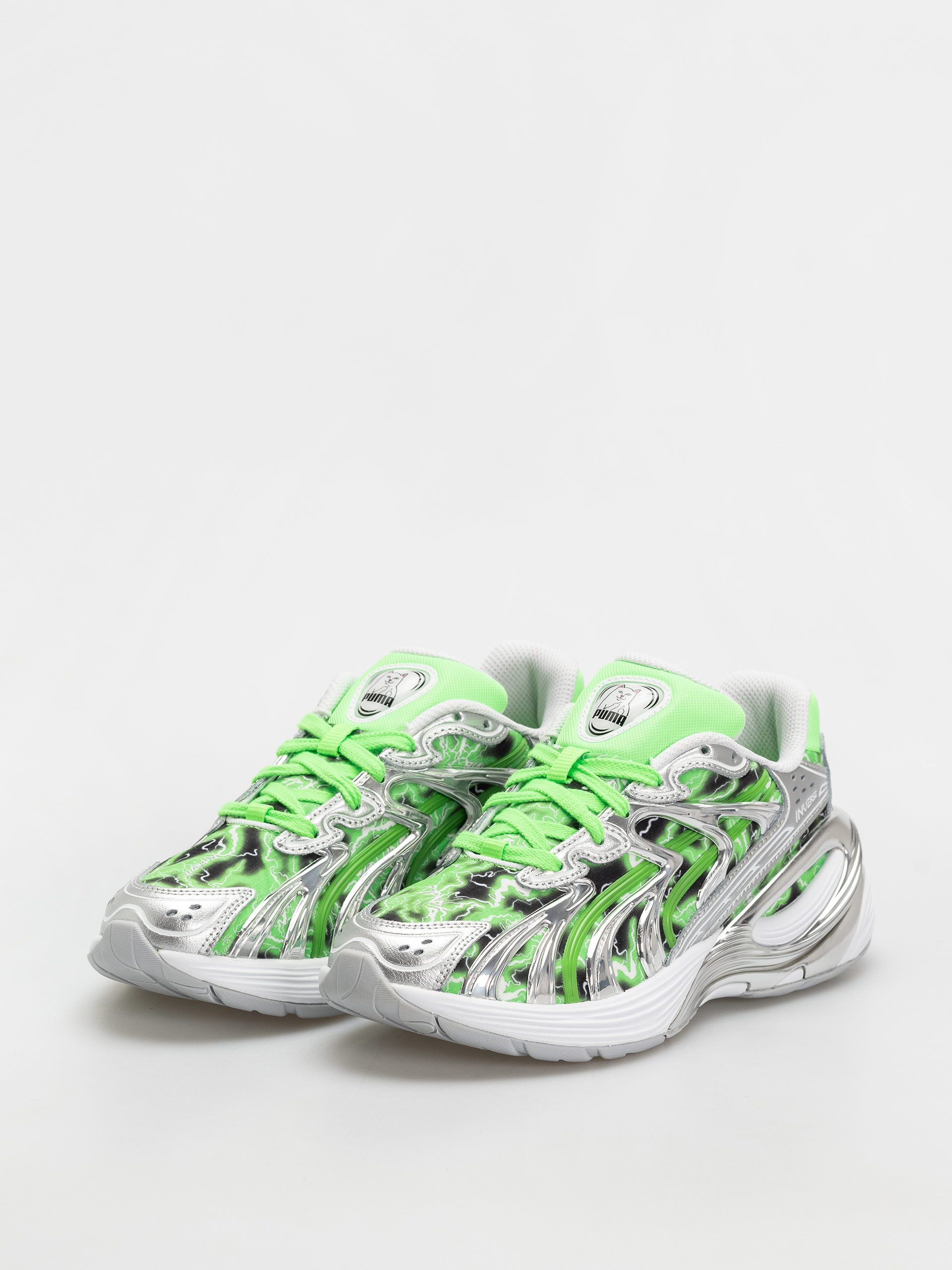 Puma X RipNDip Inverse Shoes (puma silver/fluro green pes)