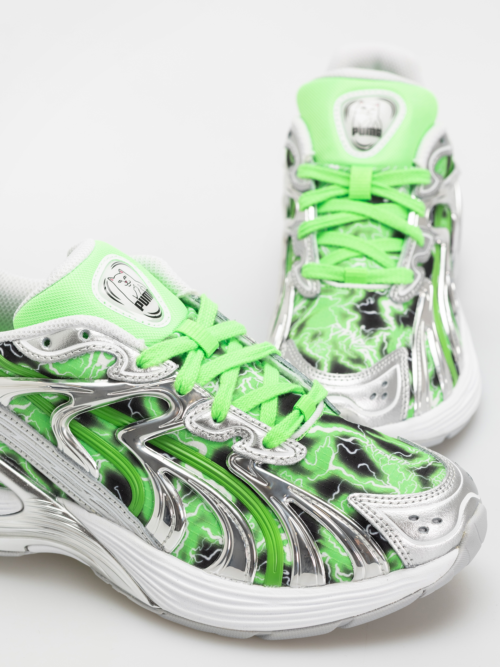 Puma X RipNDip Inverse Shoes (puma silver/fluro green pes)