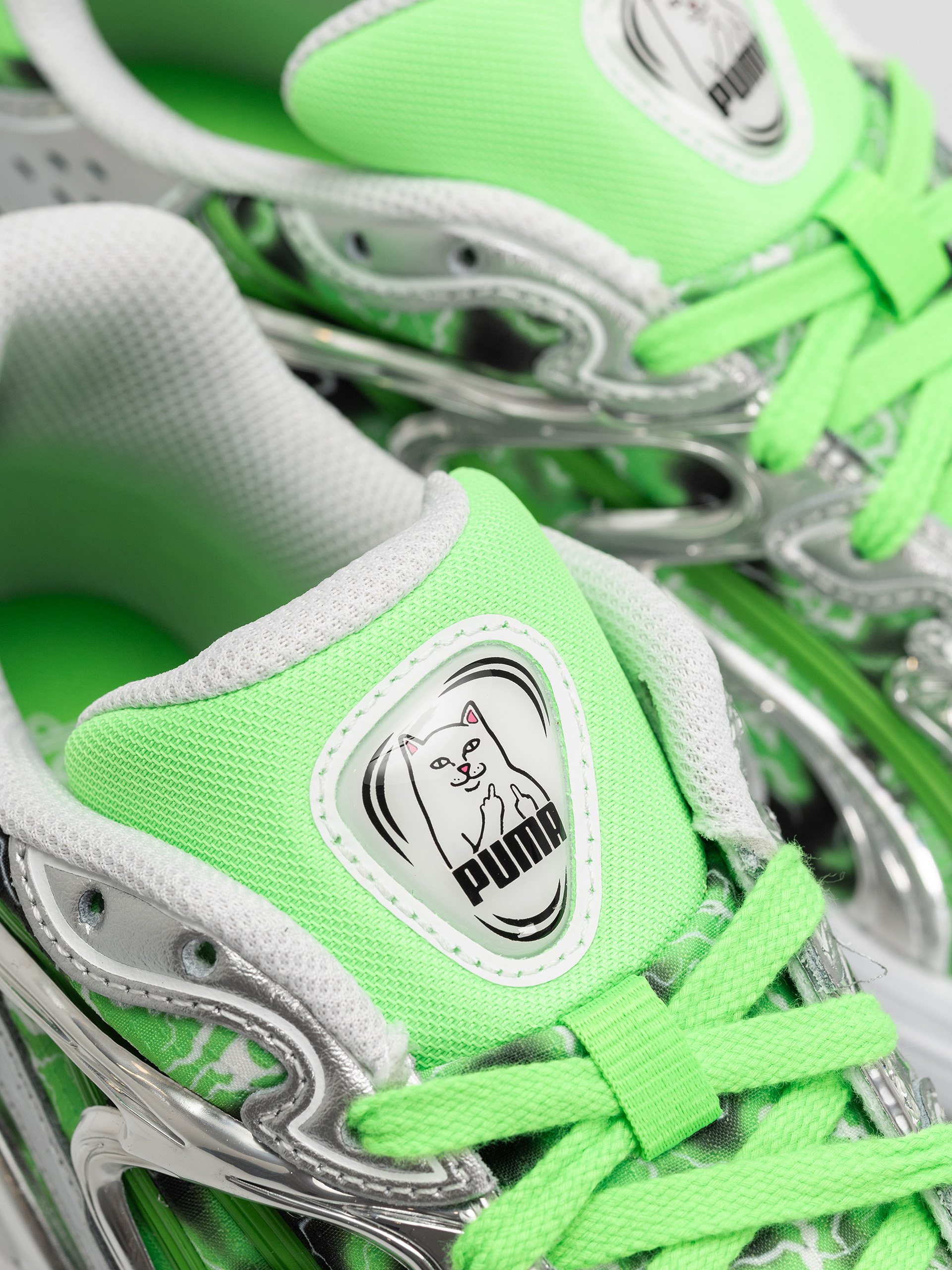 Puma X RipNDip Inverse Shoes (puma silver/fluro green pes)