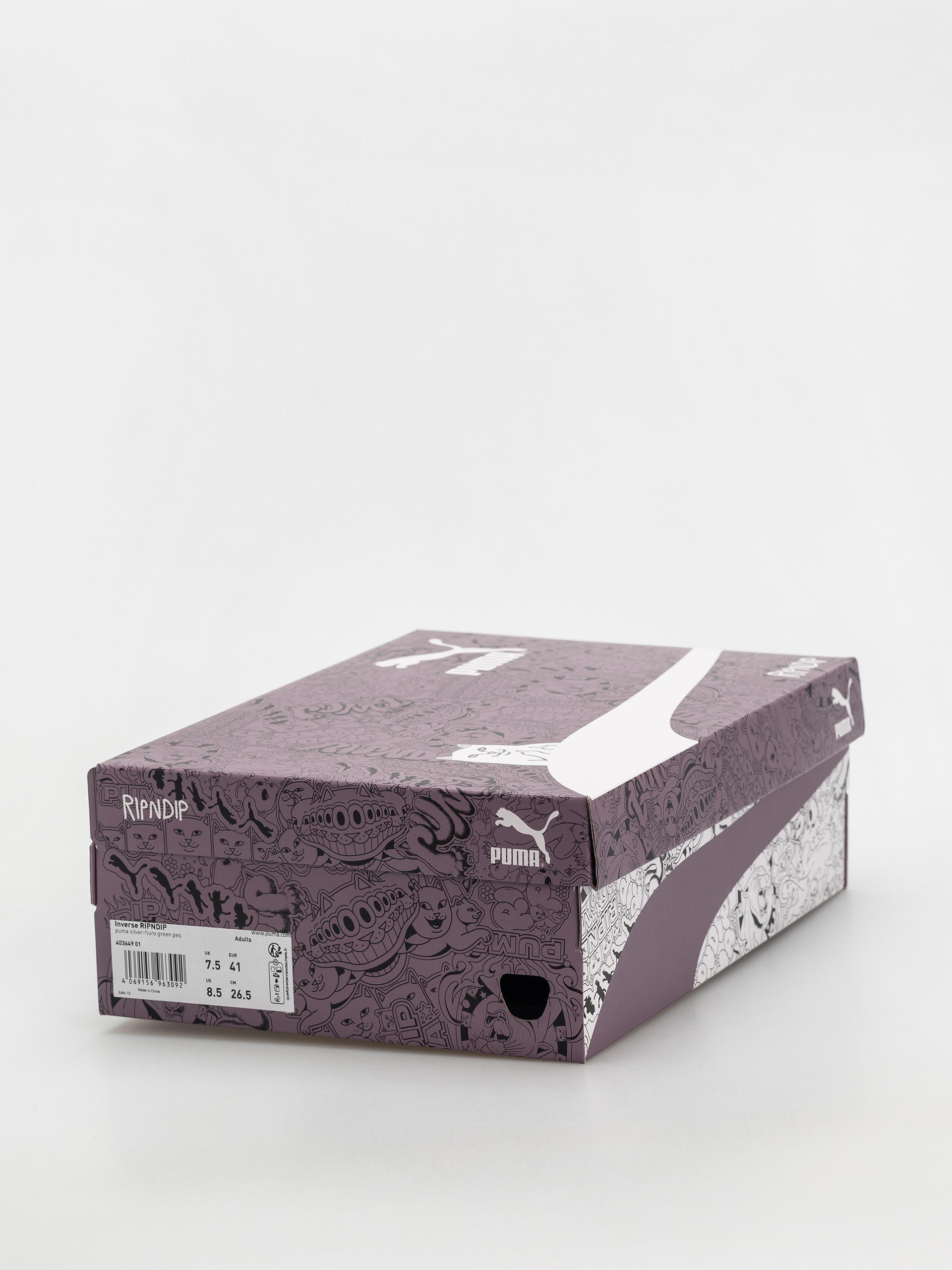 Puma X RipNDip Inverse Shoes (puma silver/fluro green pes)