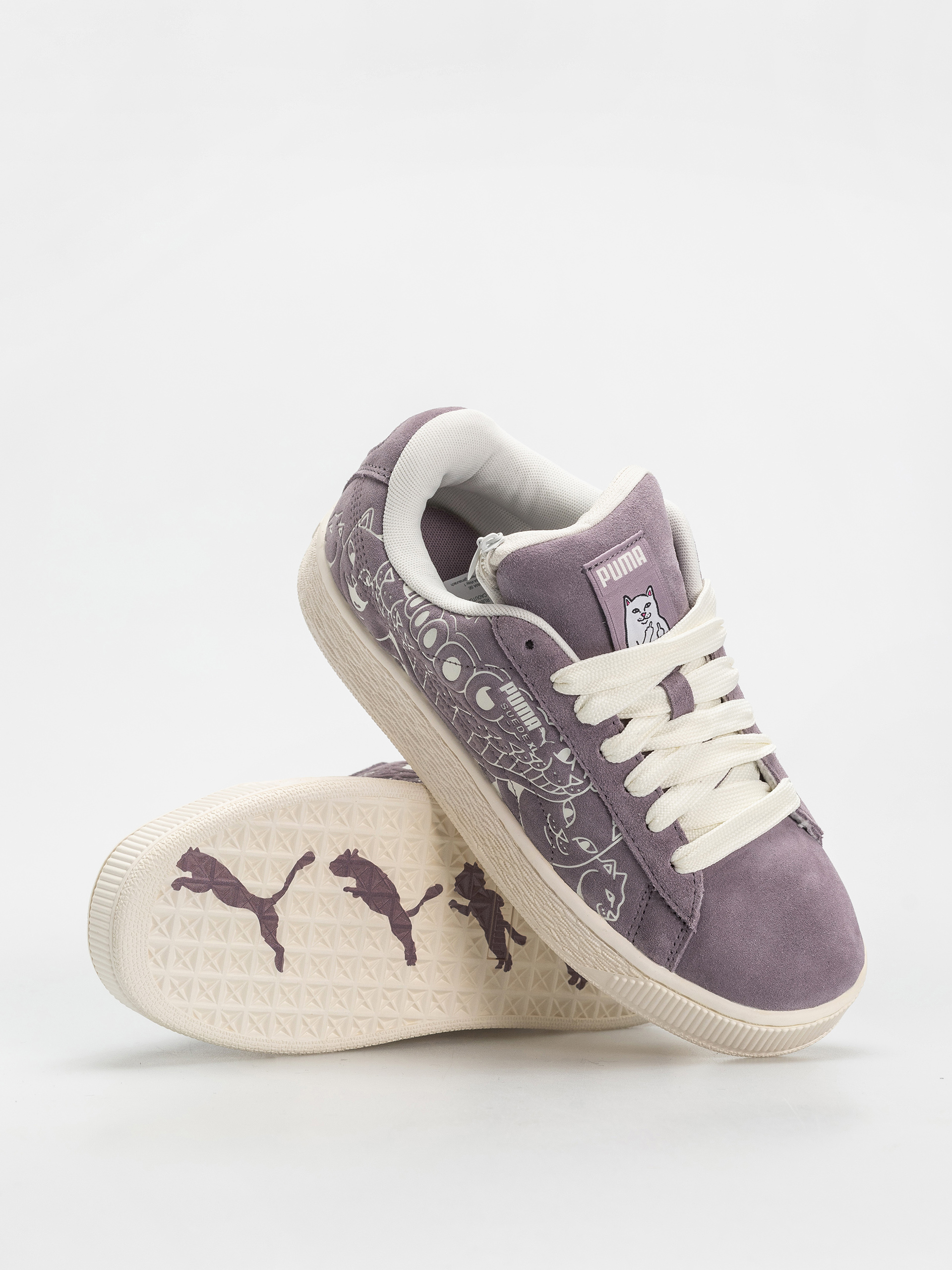 Puma X RipNDip Suede XL Shoes (raisin/warm white)