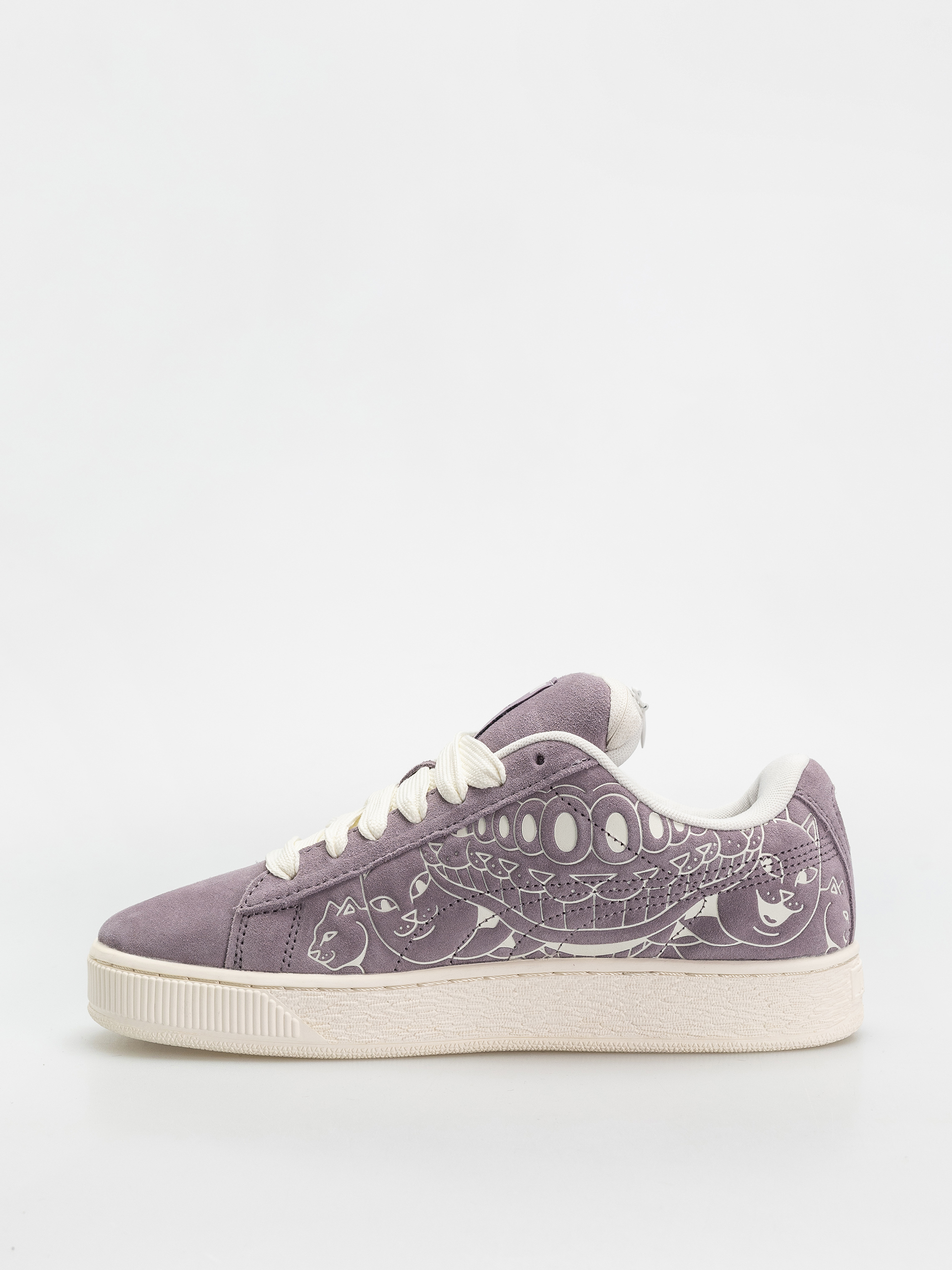 Puma X RipNDip Suede XL Shoes - violet (raisin/warm white)