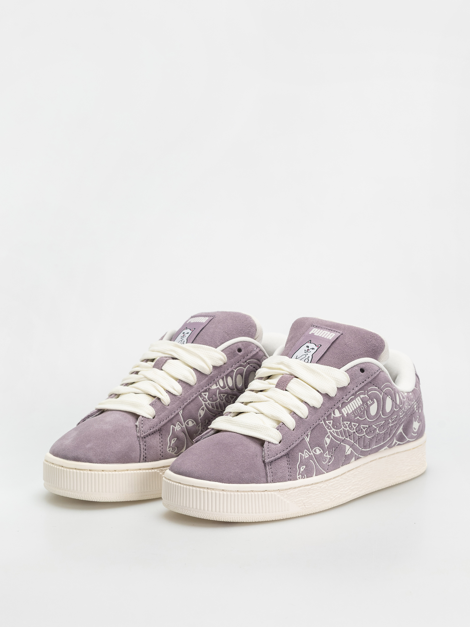Puma X RipNDip Suede XL Shoes - violet (raisin/warm white)