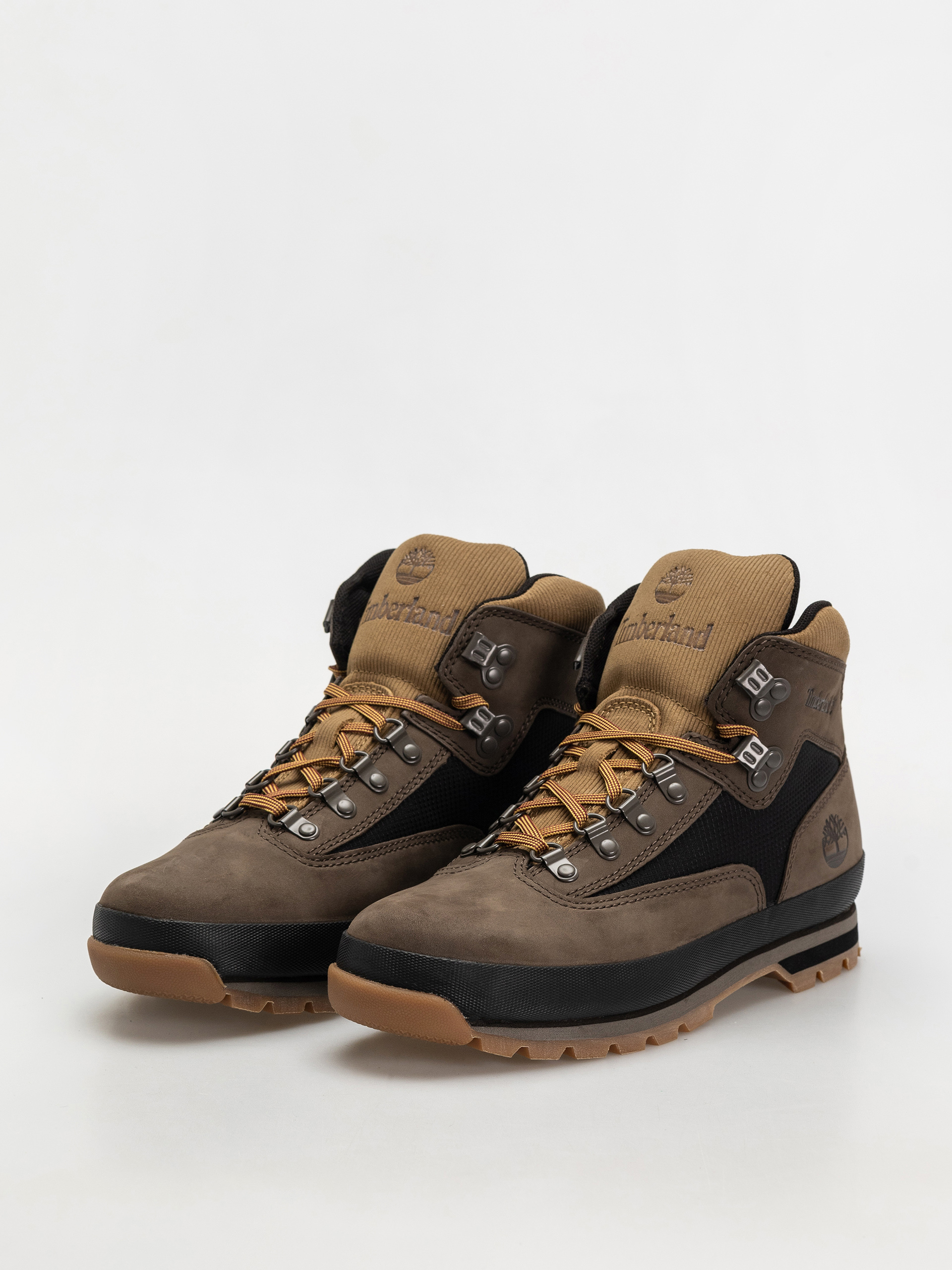 Timberland zimowe Euro Hiker Schuhe (dark brown nubuck w black)