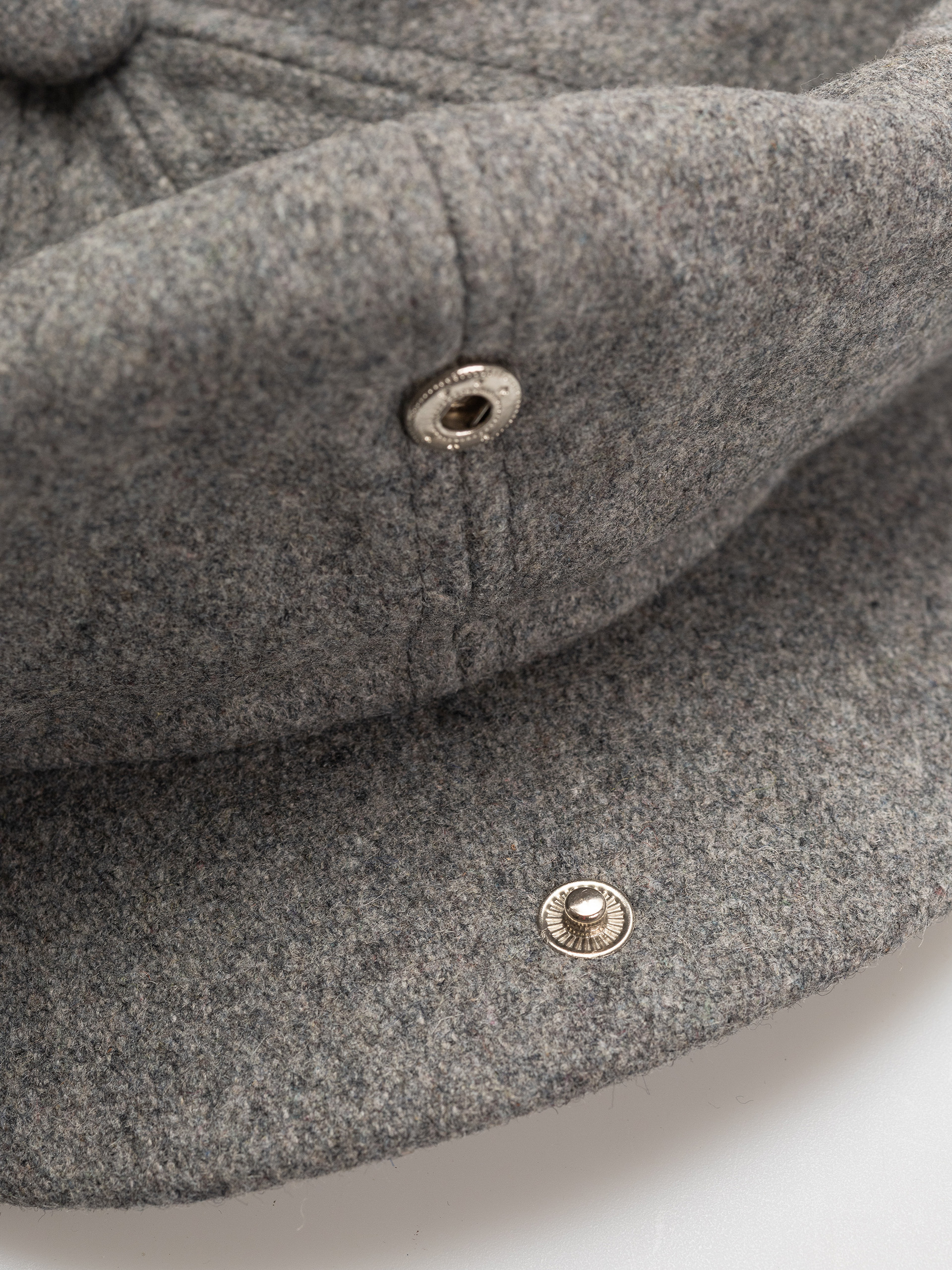 Brixton Brood Flannel Snap Cap Flat cap (dark heather grey/washed navy)