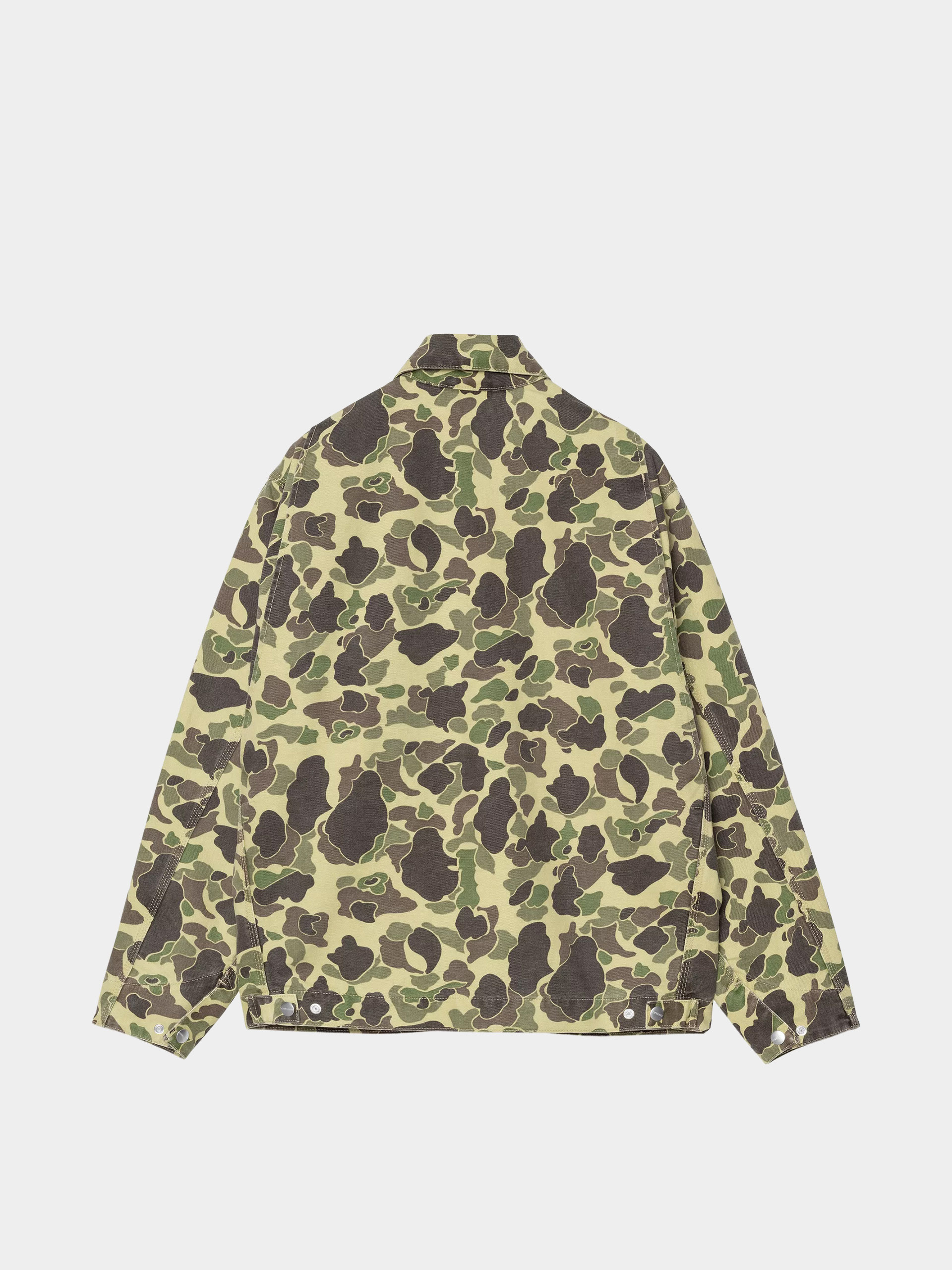Carhartt WIP Jacket Duck Detroit (camo duck/green/stone washed)