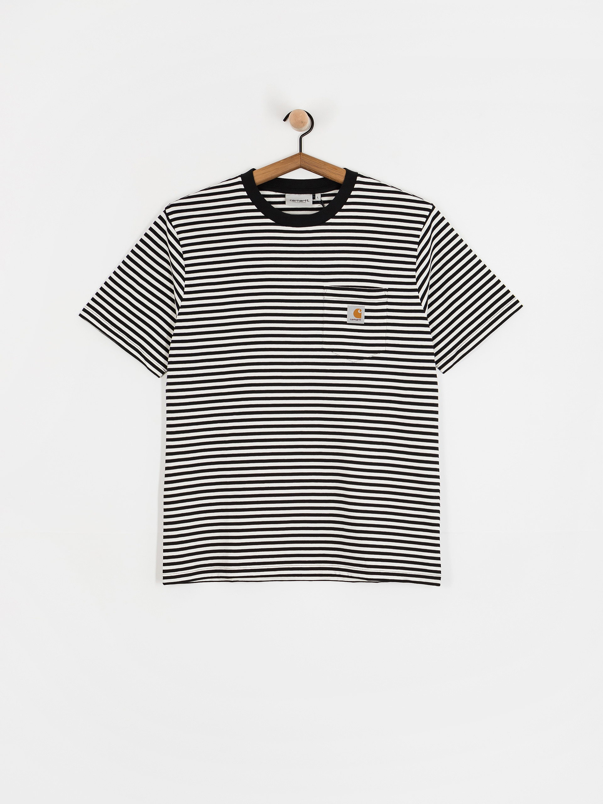 Carhartt WIP Verner Pocket T-Shirt (verner stripe/black/wax)