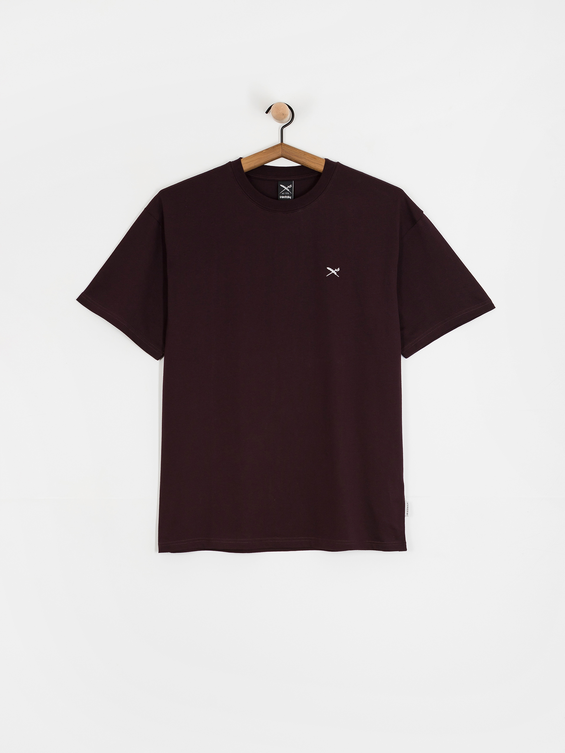 Iriedaily Mini Flag Relaxed T-Shirt (aubergine)