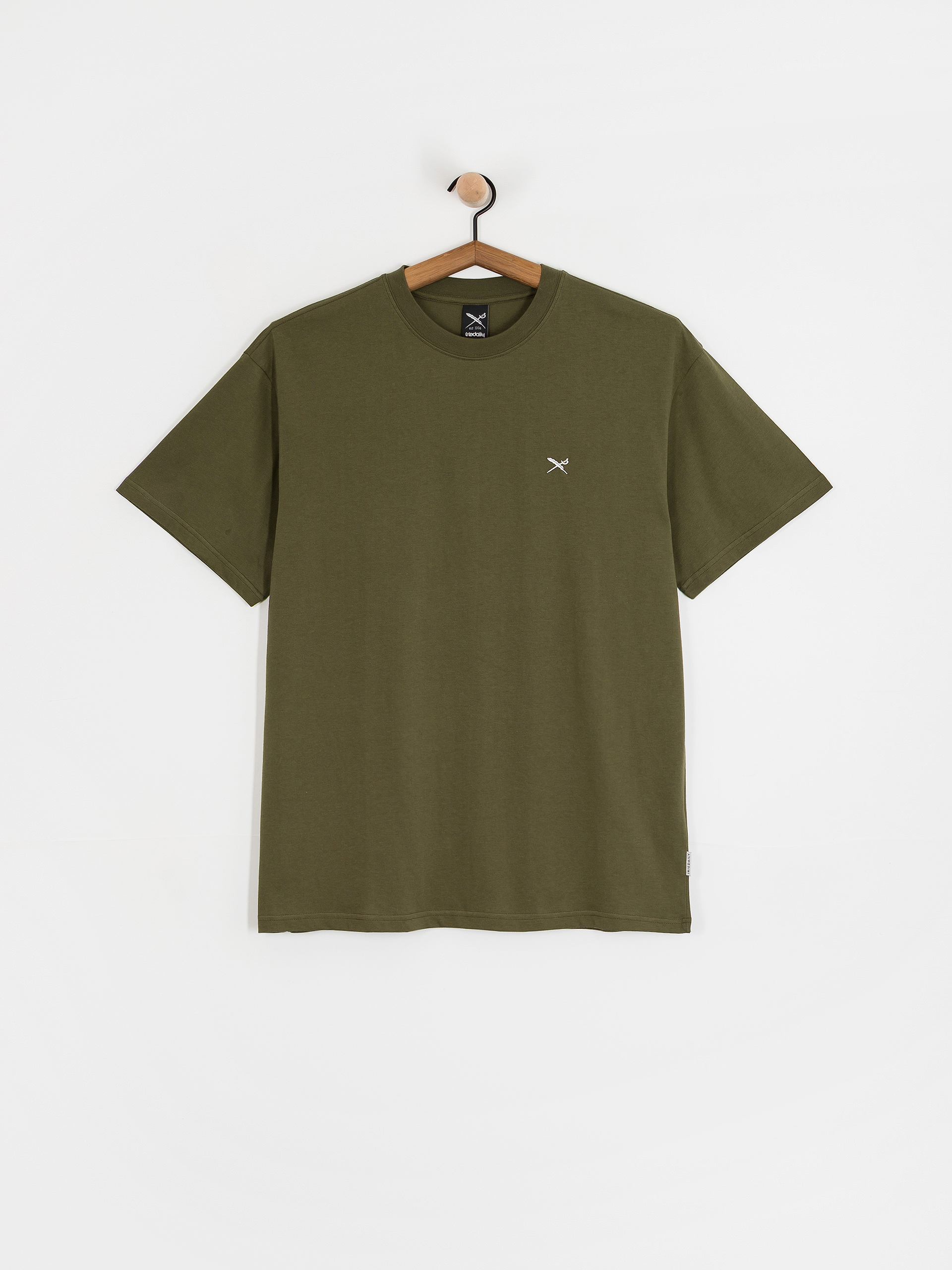 Iriedaily Mini Flag Relaxed T-Shirt (warm olive)