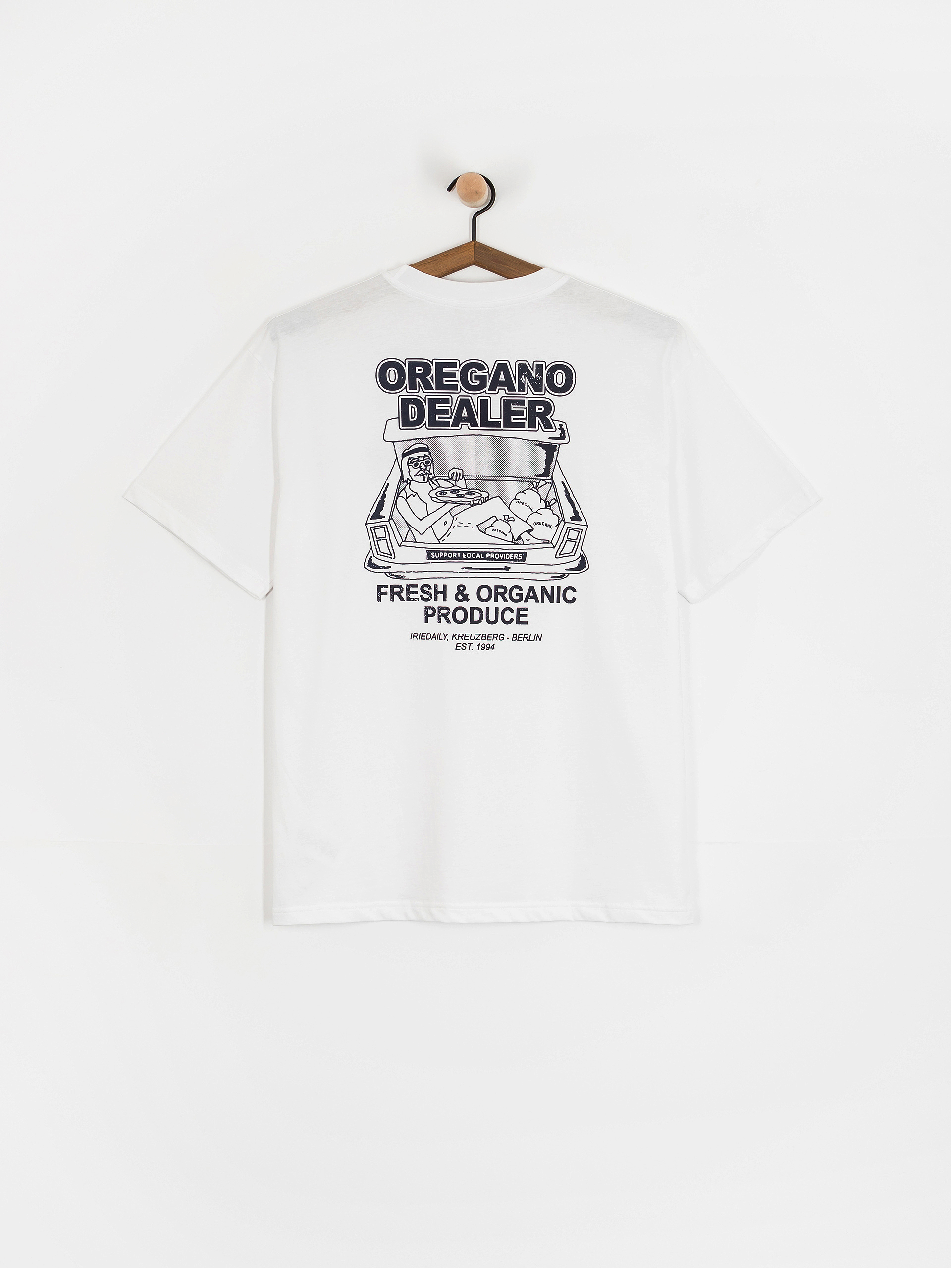 Iriedaily T-Shirt Oregano Dealer (white)