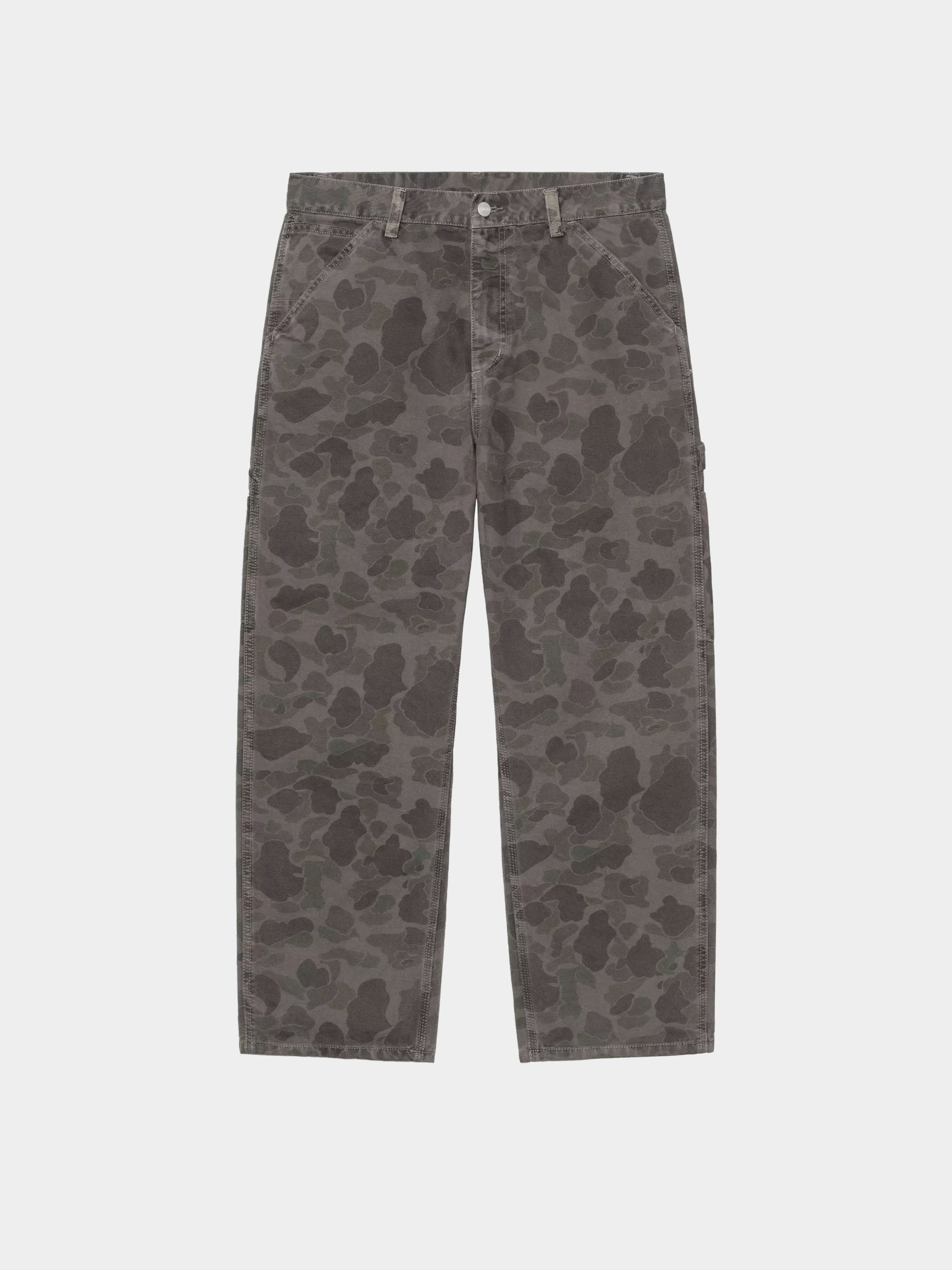 Carhartt WIP Hose Duck Single Knee (camo duck/green/porphyry/garment dyed)