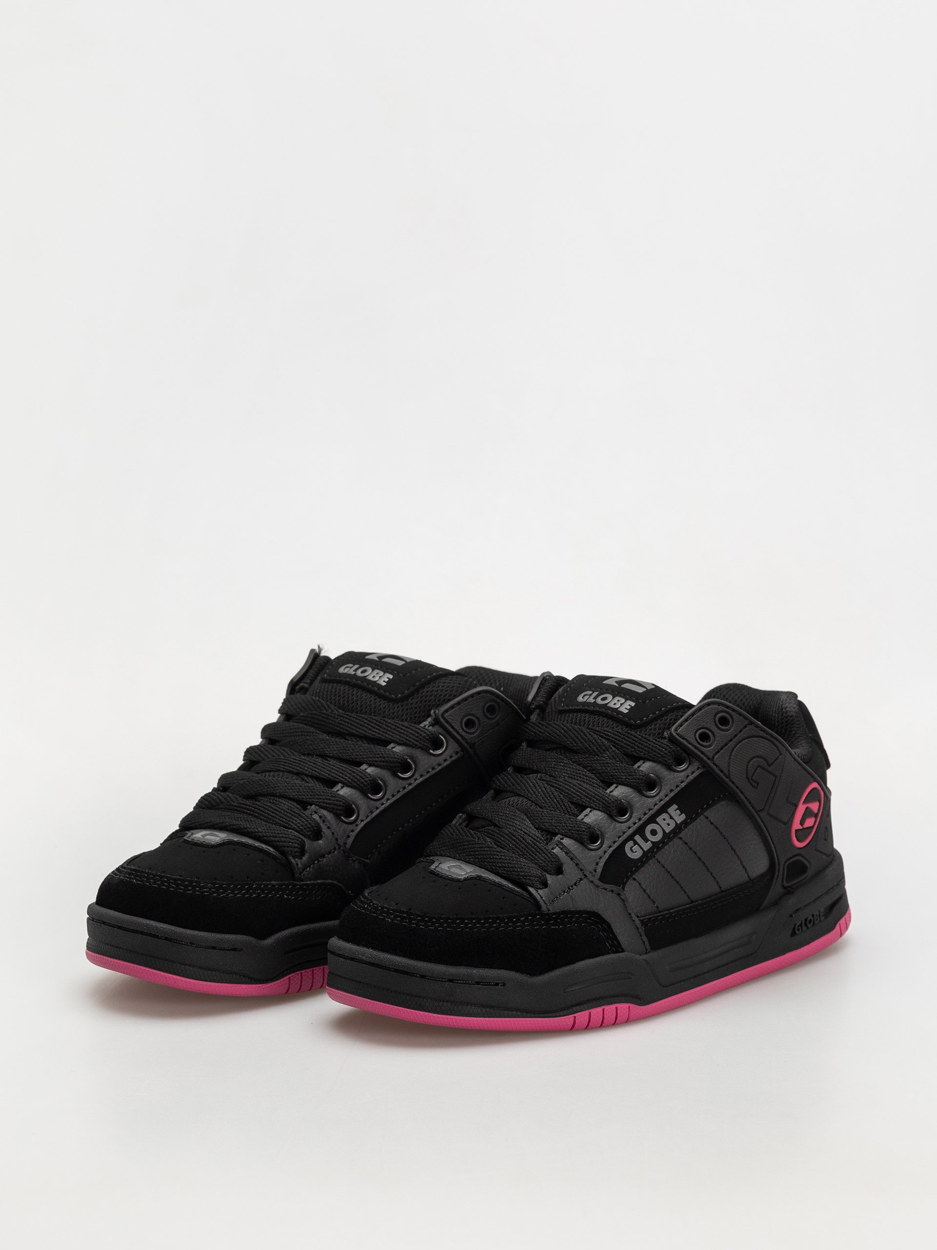 Globe Tilt Shoes (black/black/pink)