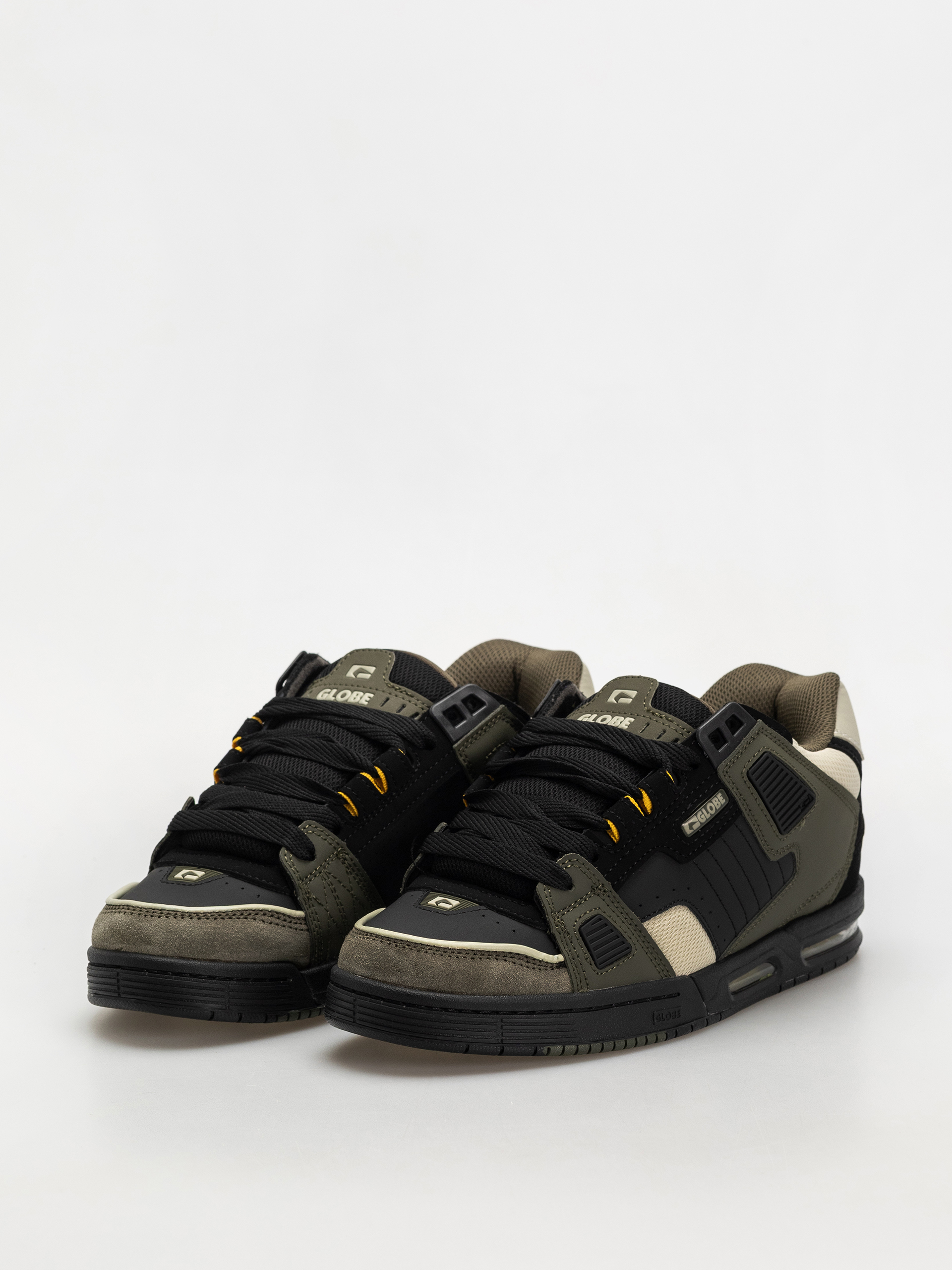 Globe Sabre Schuhe (black/army)