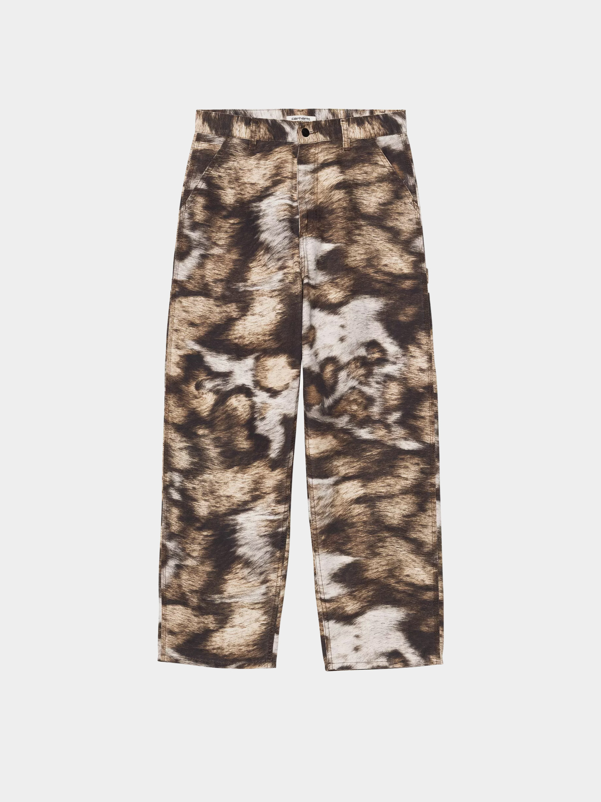 Carhartt WIP Hose Brandon Single Knee Wmn (wild dog print/stone washed)