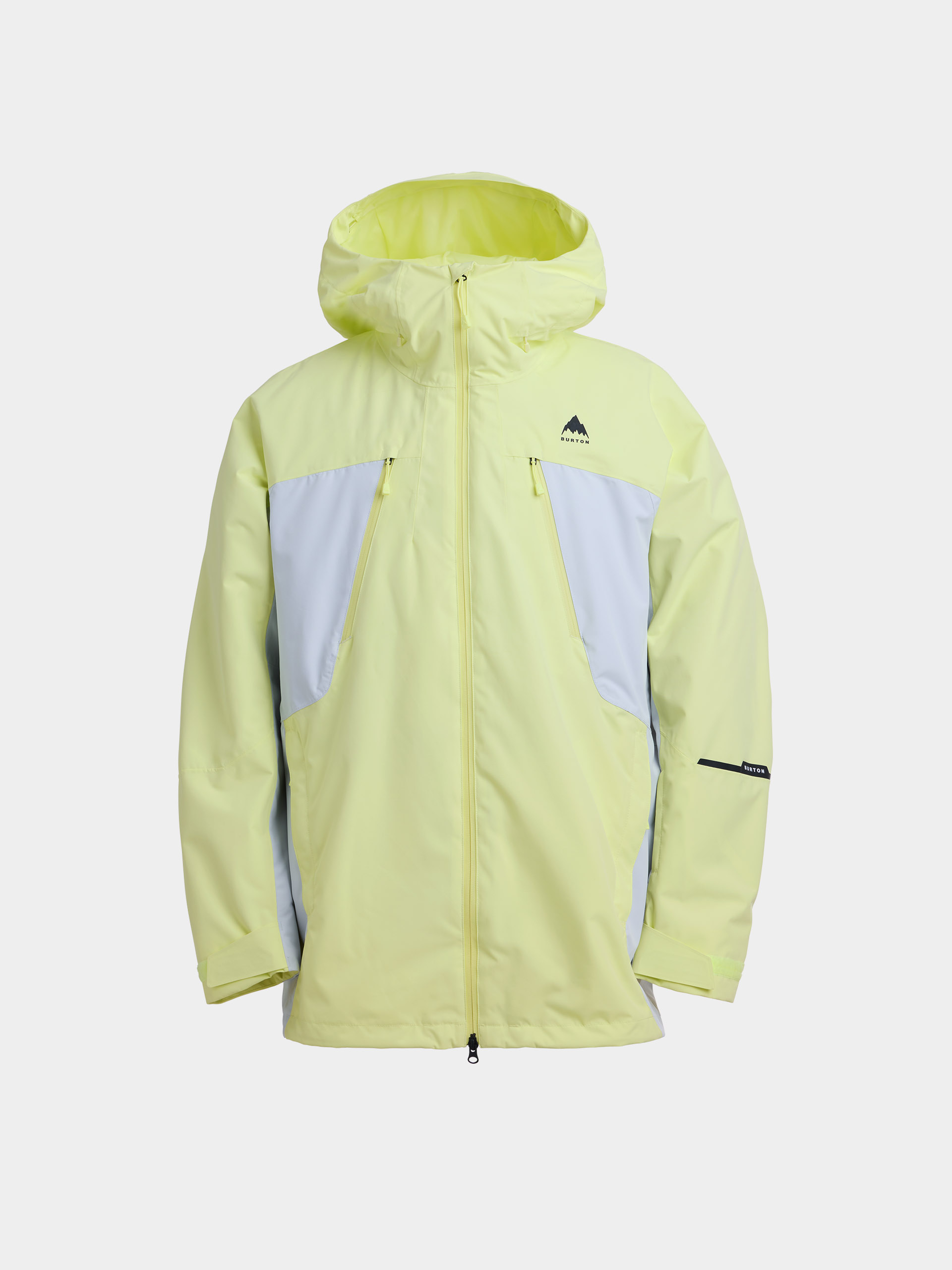 Mens Burton Snowboard jacket Reserve 2L 3 In 1 (glow yellow green/gray cloud)