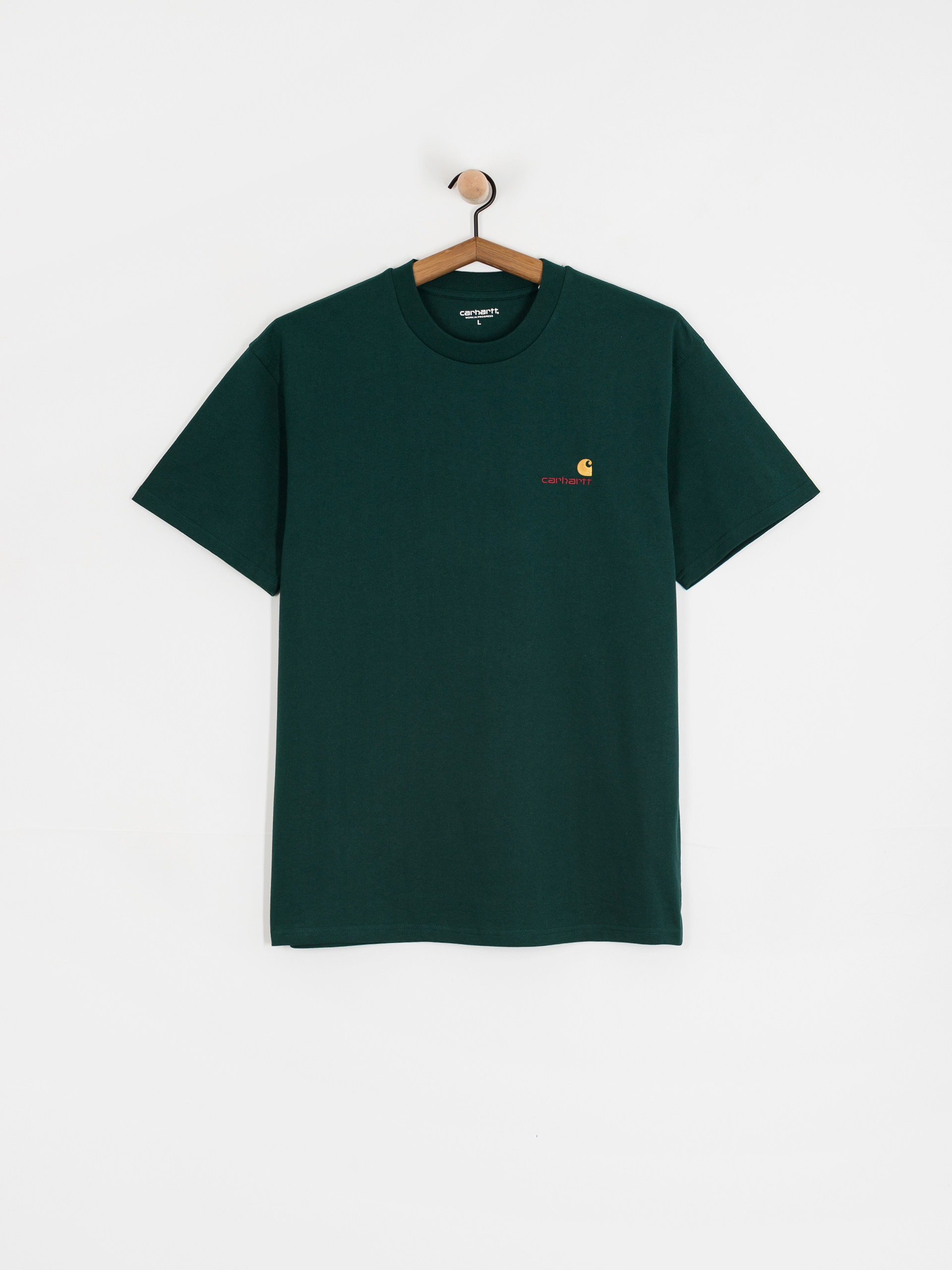 Carhartt WIP American Script T-Shirt (dark fir)