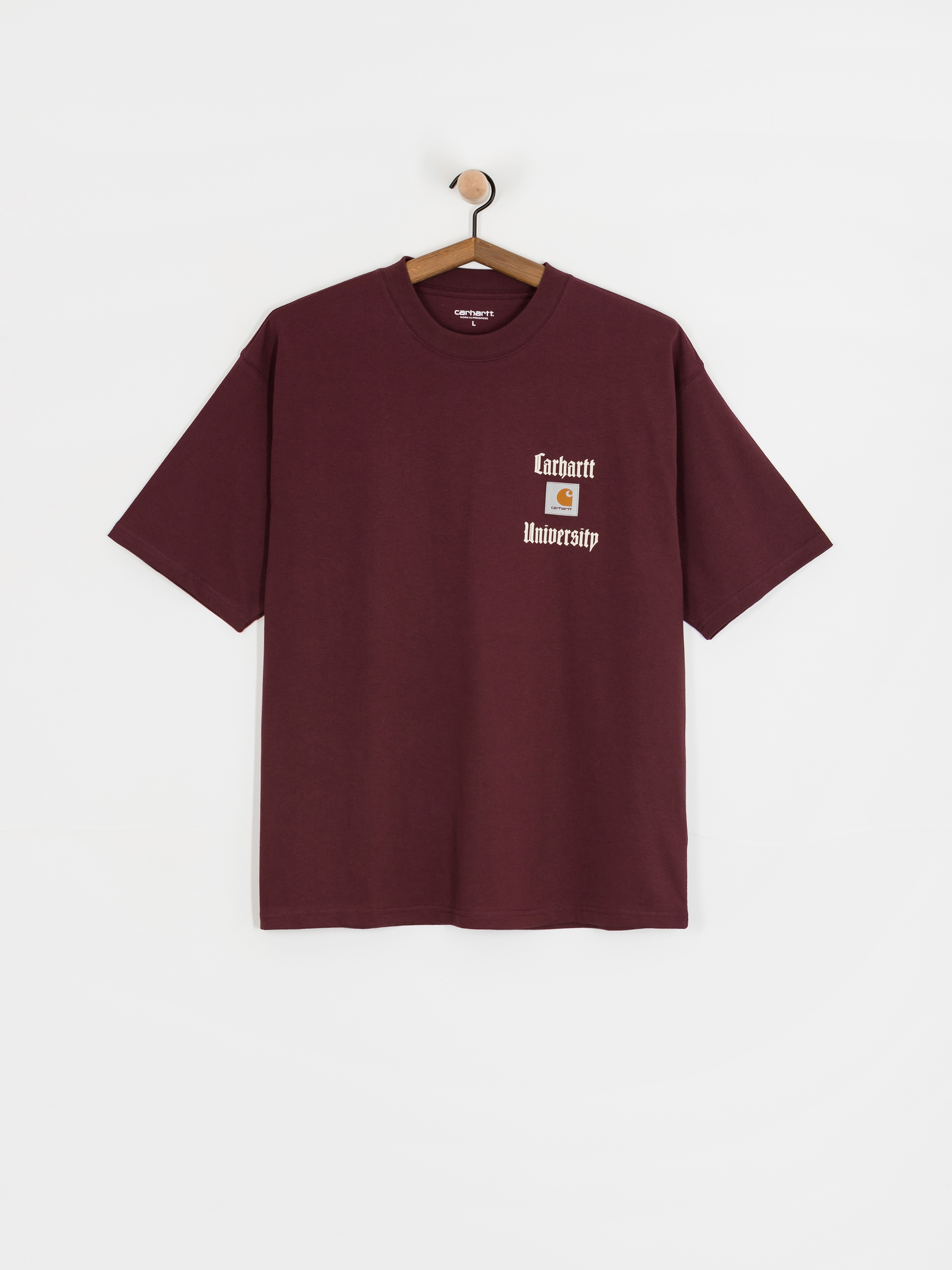 Carhartt WIP Schooling Heart T-Shirt - burgundy (rondo)
