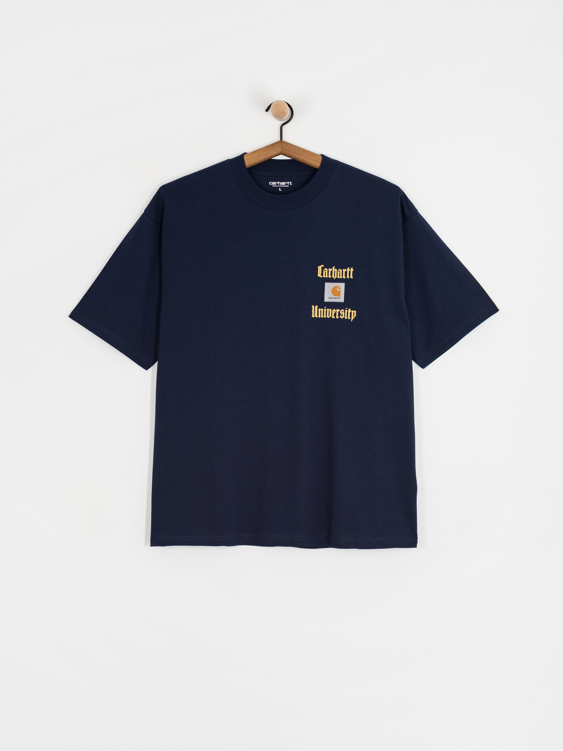 Carhartt WIP Schooling Heart T-Shirt - navy blue (jupiter)