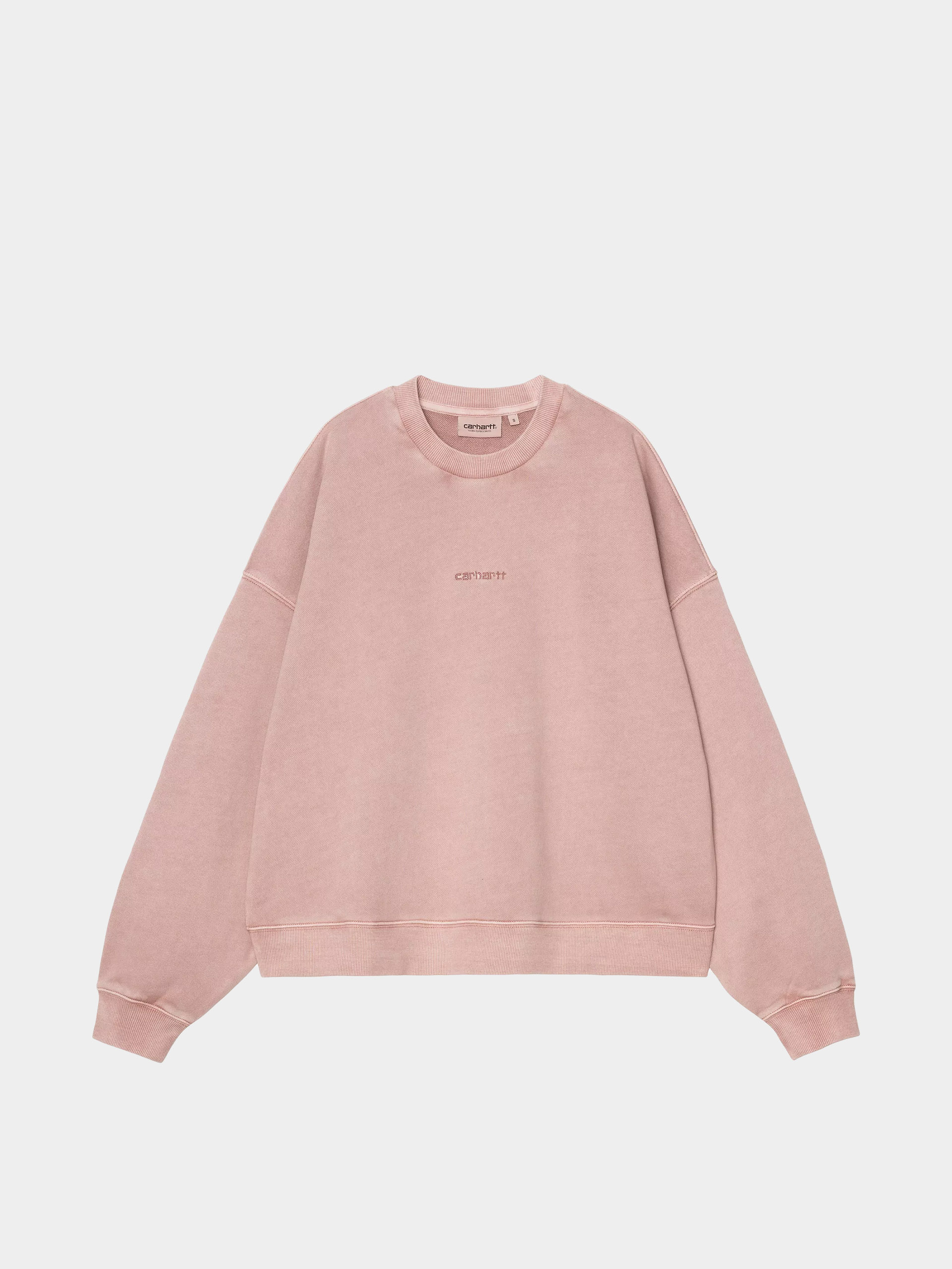 Carhartt WIP Sweatshirt Benton Wmn (glassy pink/garment dyed)