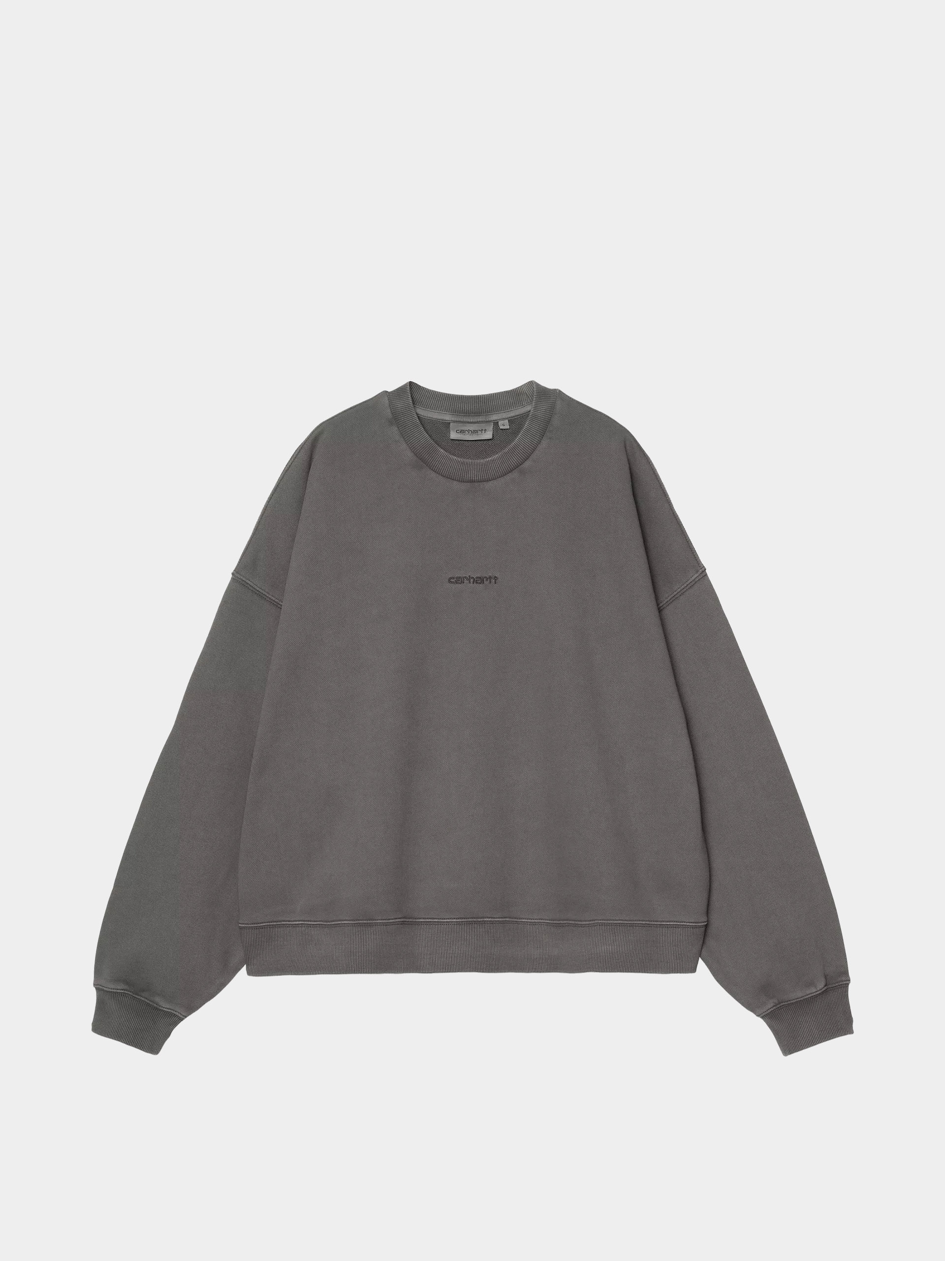 Carhartt WIP Sweatshirt Benton Wmn (graphite/garment dyed)