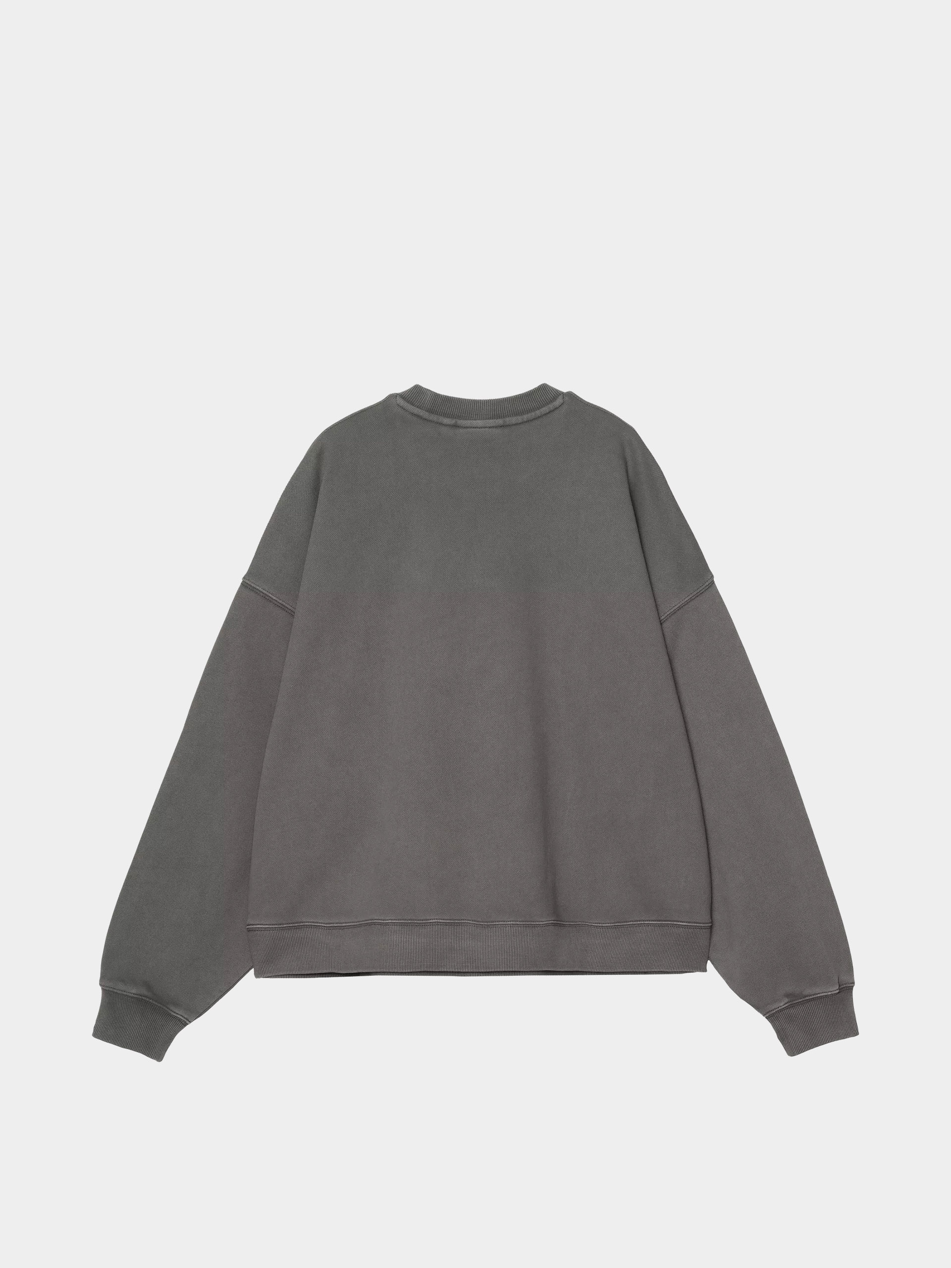 Carhartt WIP Sweatshirt Benton Wmn (graphite/garment dyed)