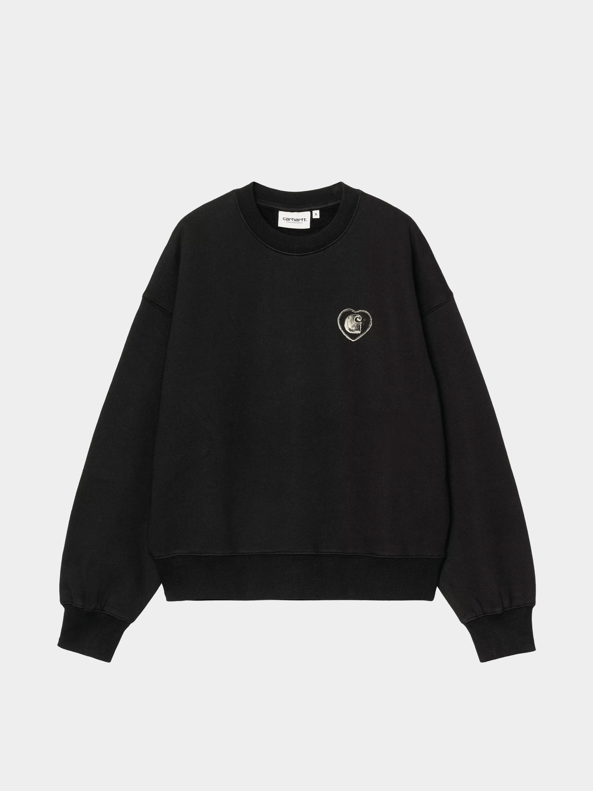 Carhartt WIP Sweatshirt Hearts Of Hartts Wmn (black)