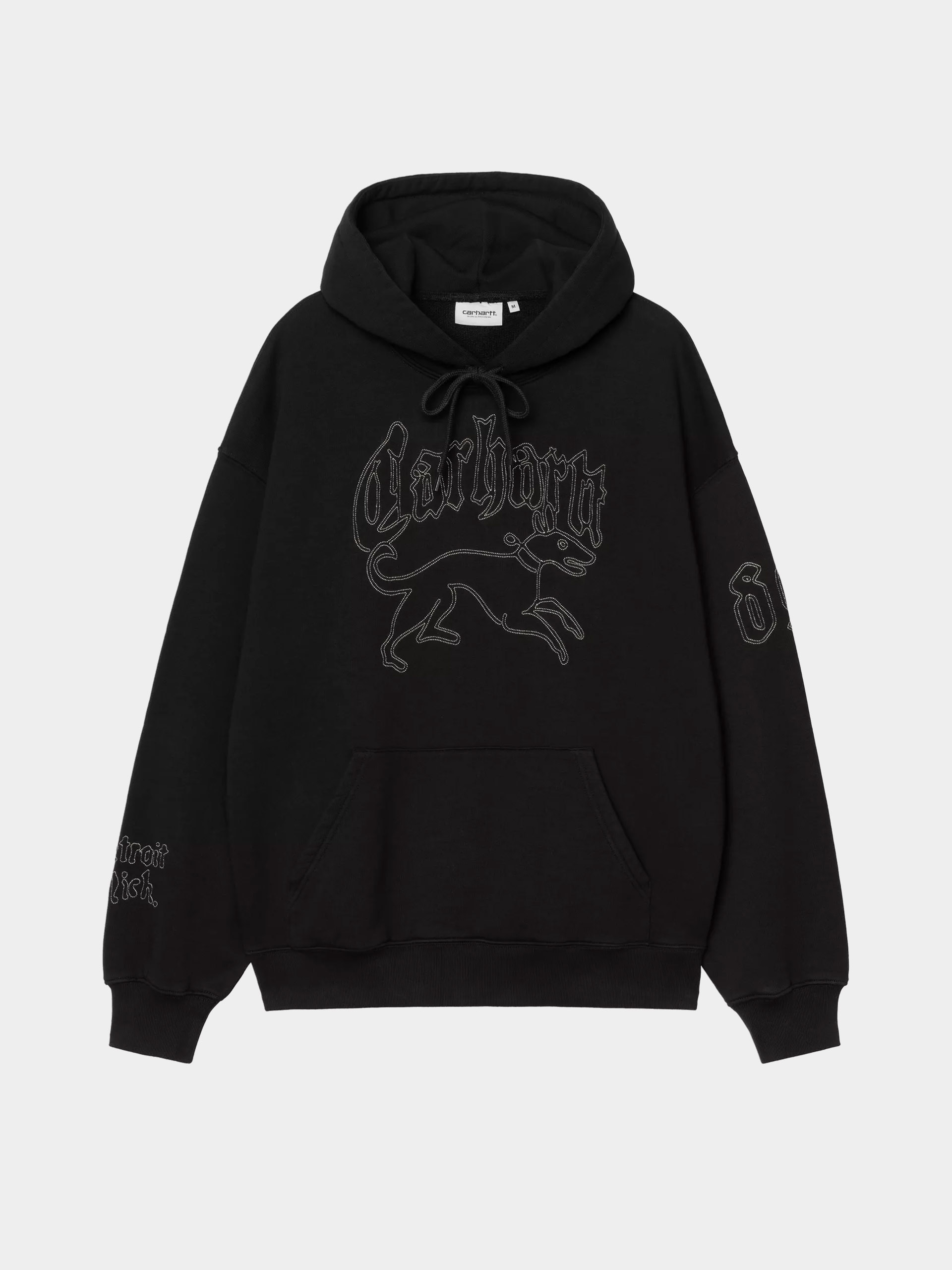 Carhartt WIP Hoodie Hackwork HD - black (black/wall)
