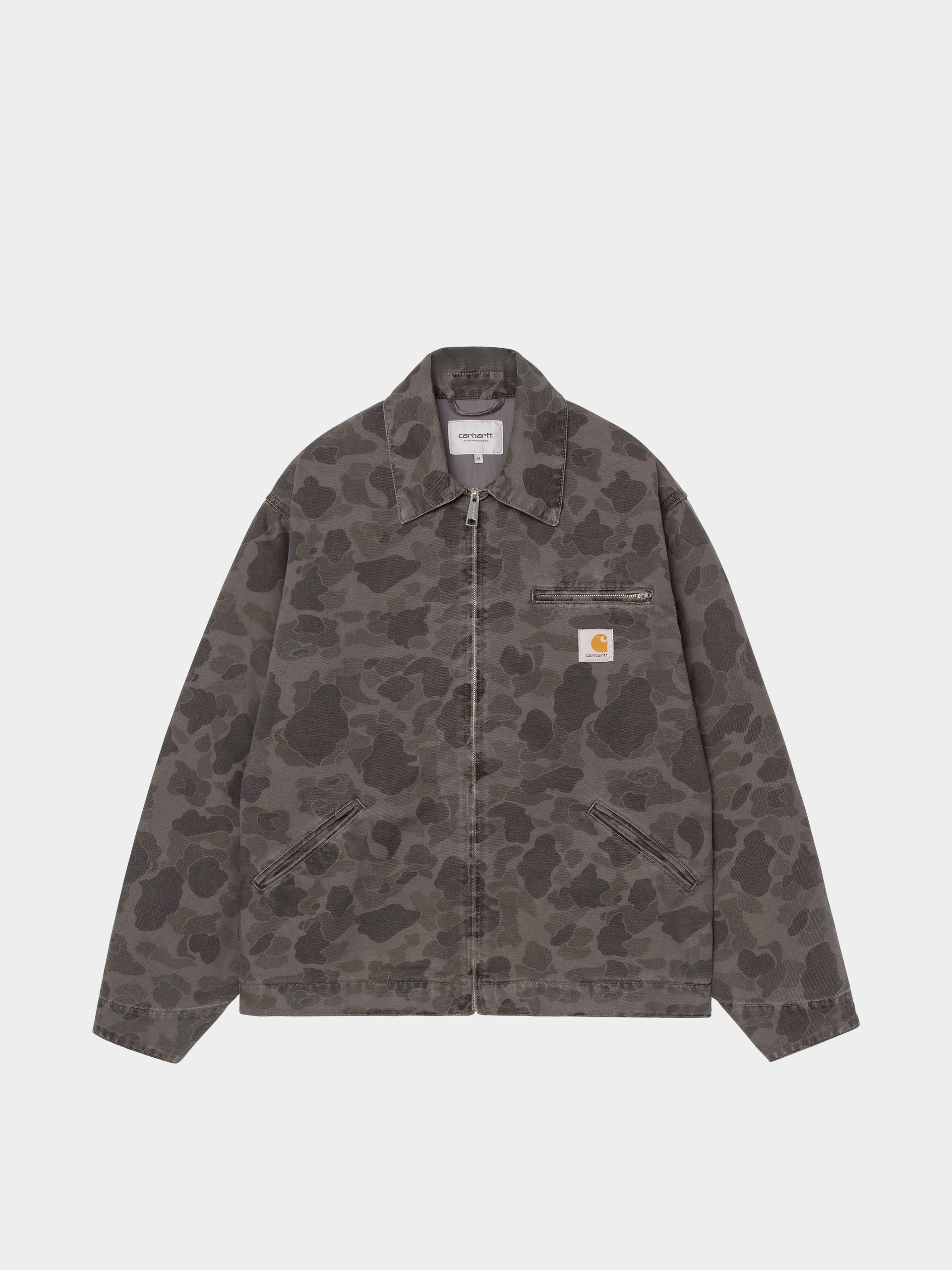 Carhartt WIP Jacket Duck Detroit (camo duck/green/porphyry/garment dyed)
