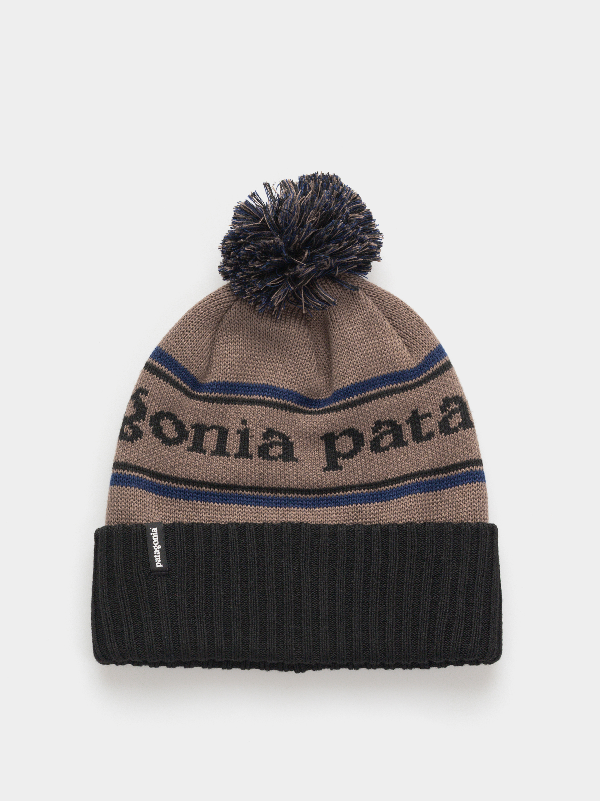 Patagonia Mütze Powder Town (park stripe marlow brown)