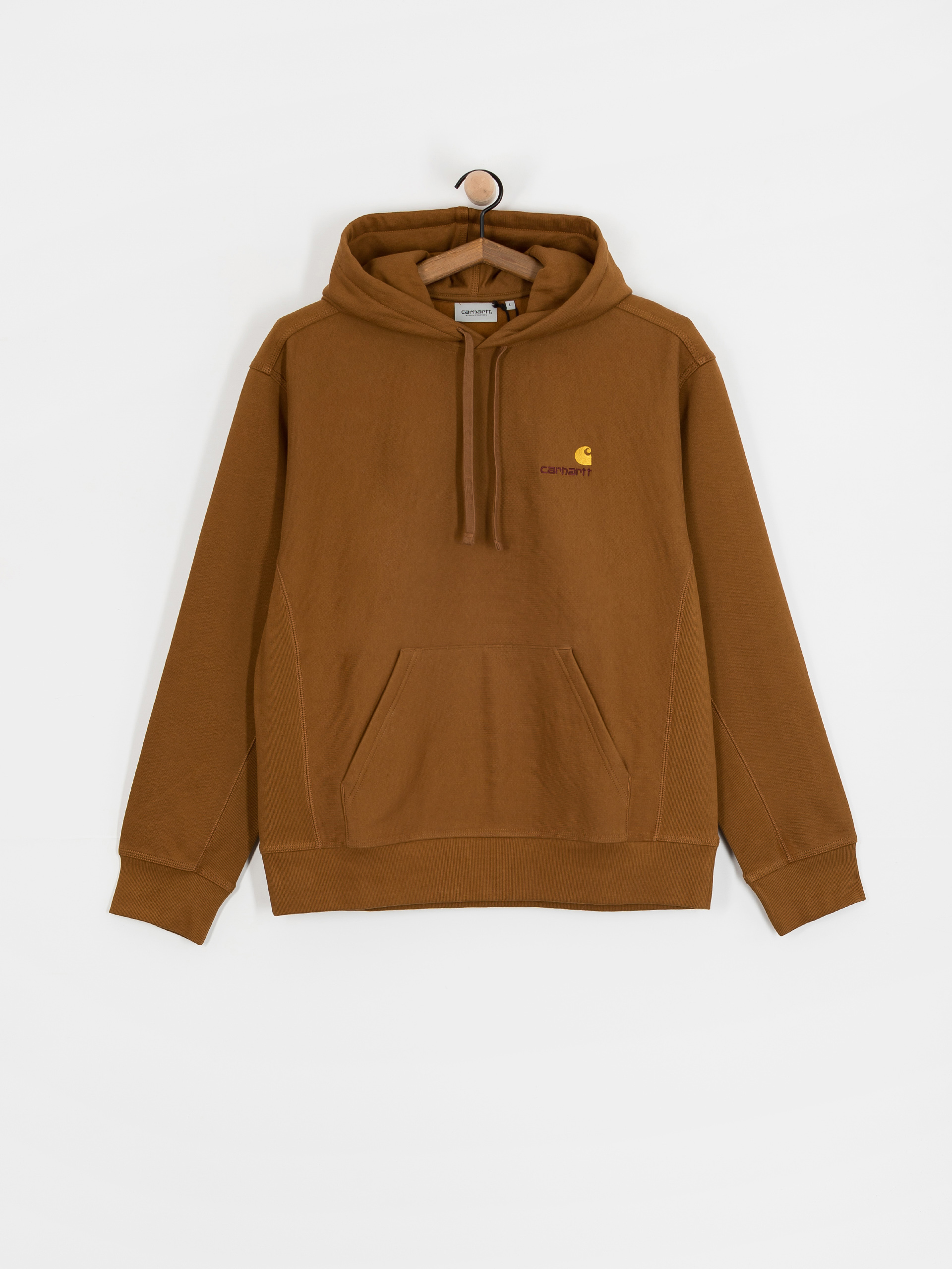 Carhartt WIP Hoodie American Script HD (hamilton brown)