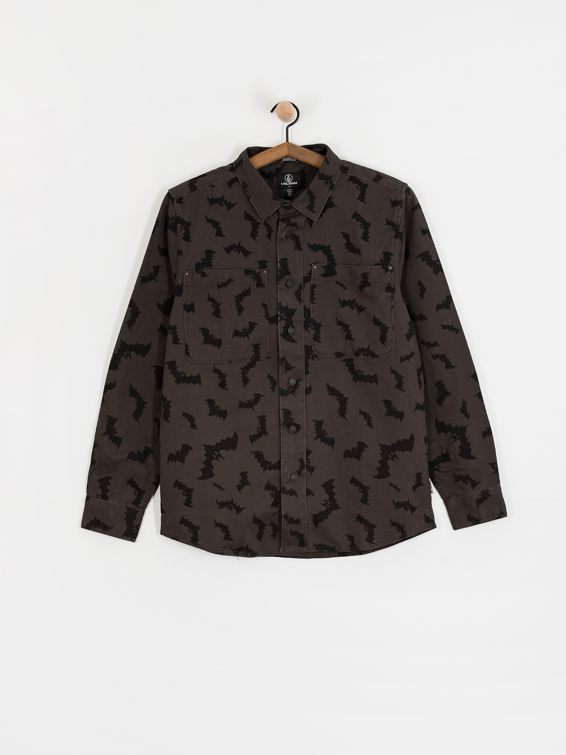 Volcom Fa Jj Villard Hemd (rinsed black)