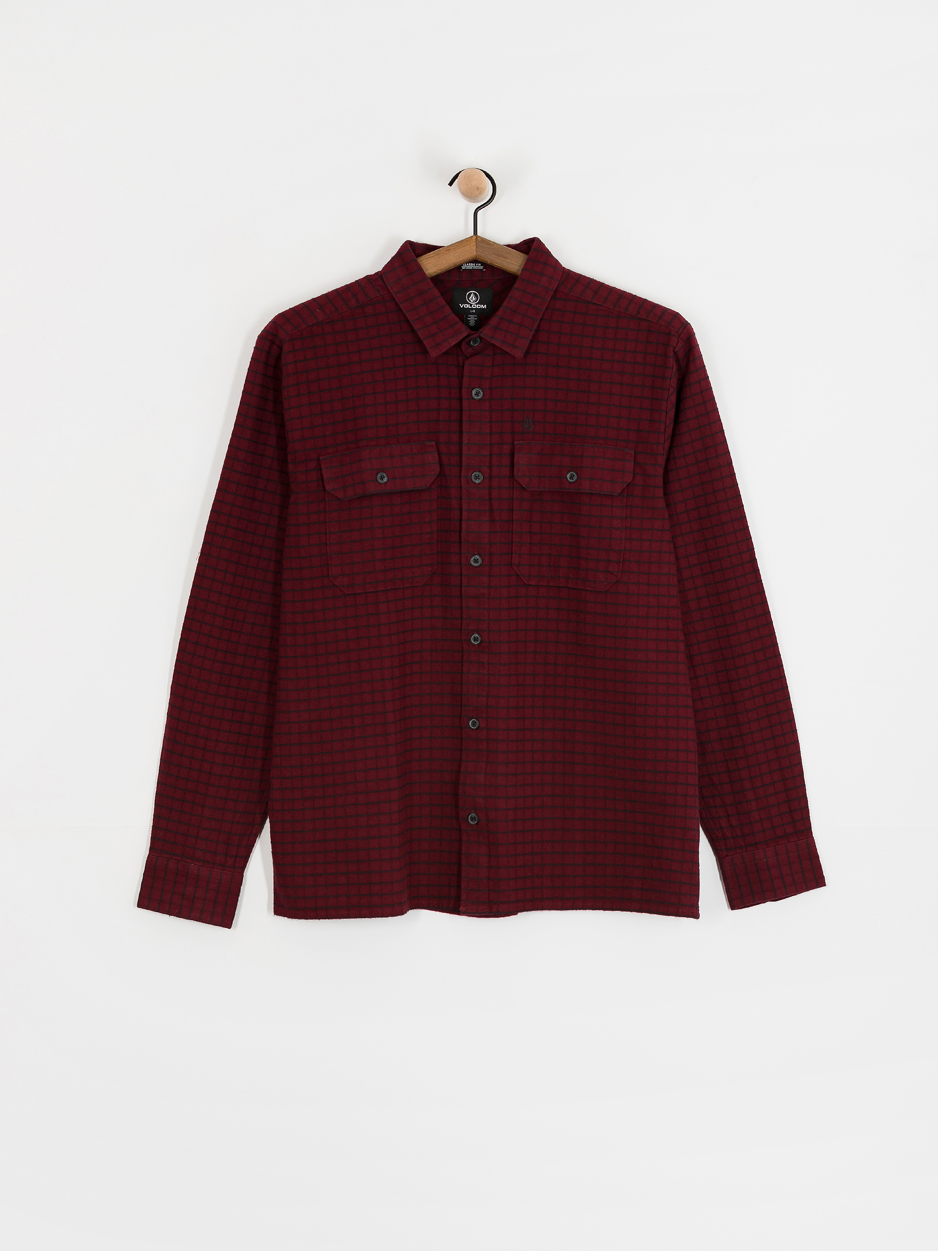 Volcom Augustone Hemd (merlot)