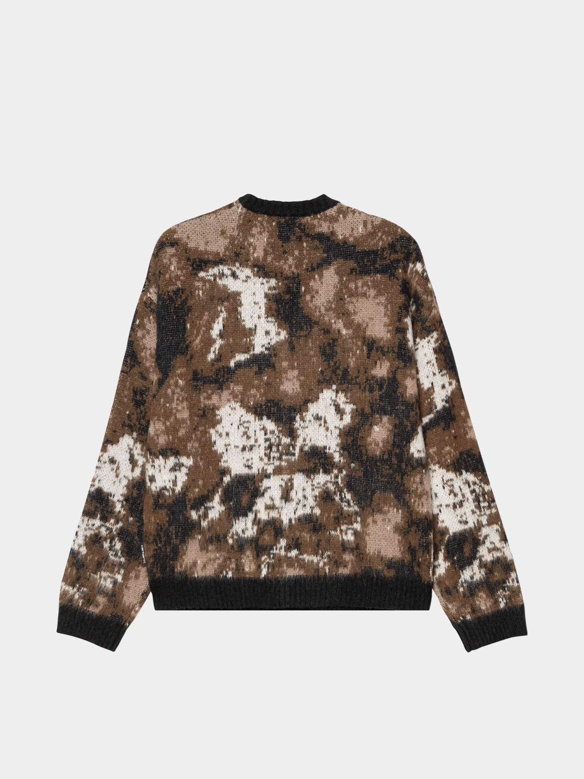 Carhartt WIP Sweater Merton Cardigan - brown, multicolor (wild dog