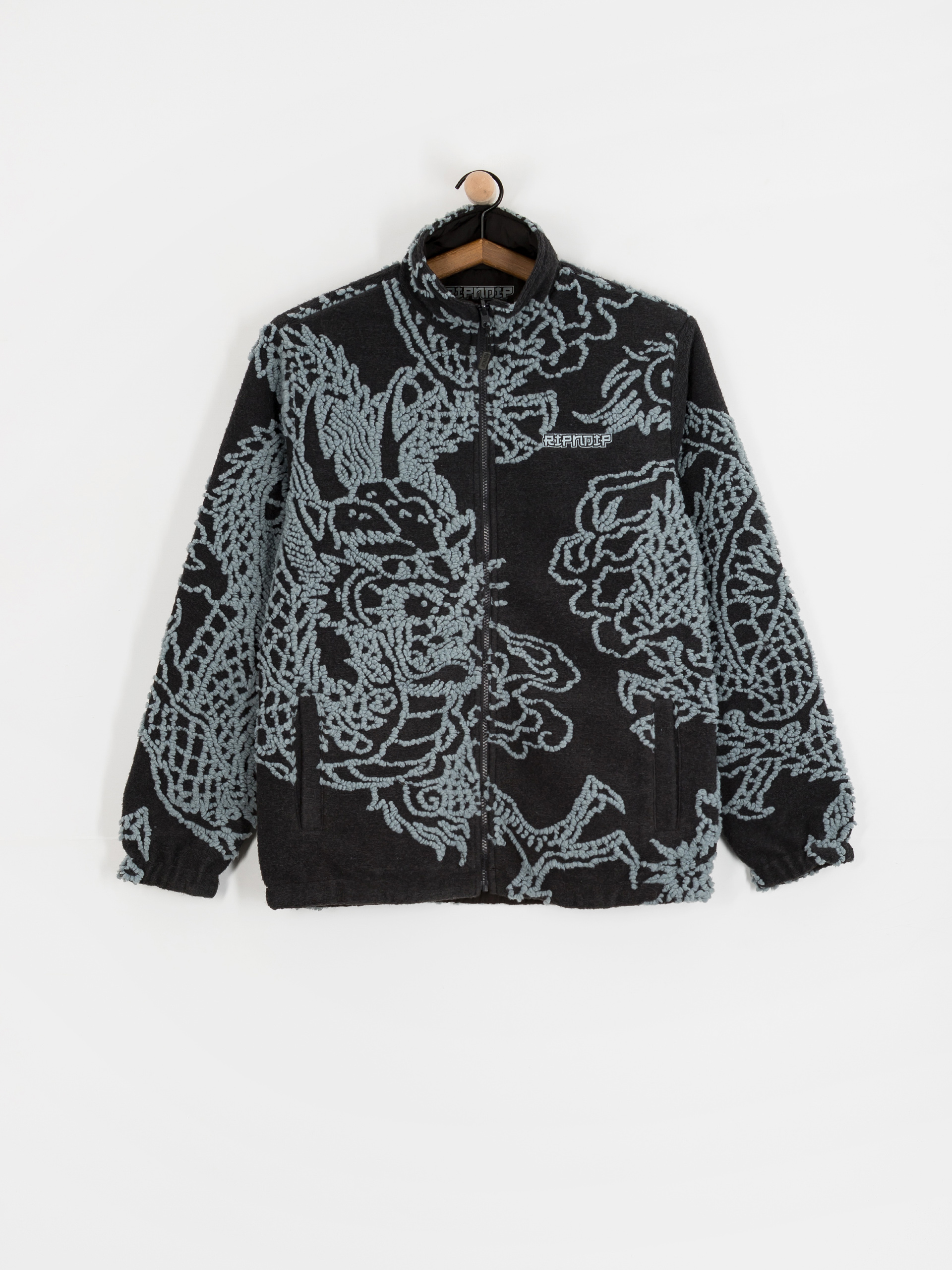 RipNDip Haku Reversible Jacke (black/charcoal)