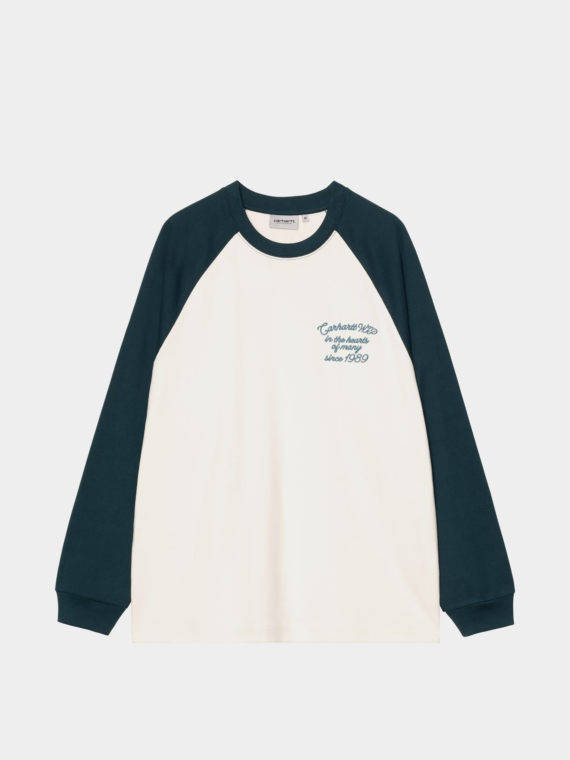 Carhartt WIP Longsleeve Alston (wax/deep lagoon)