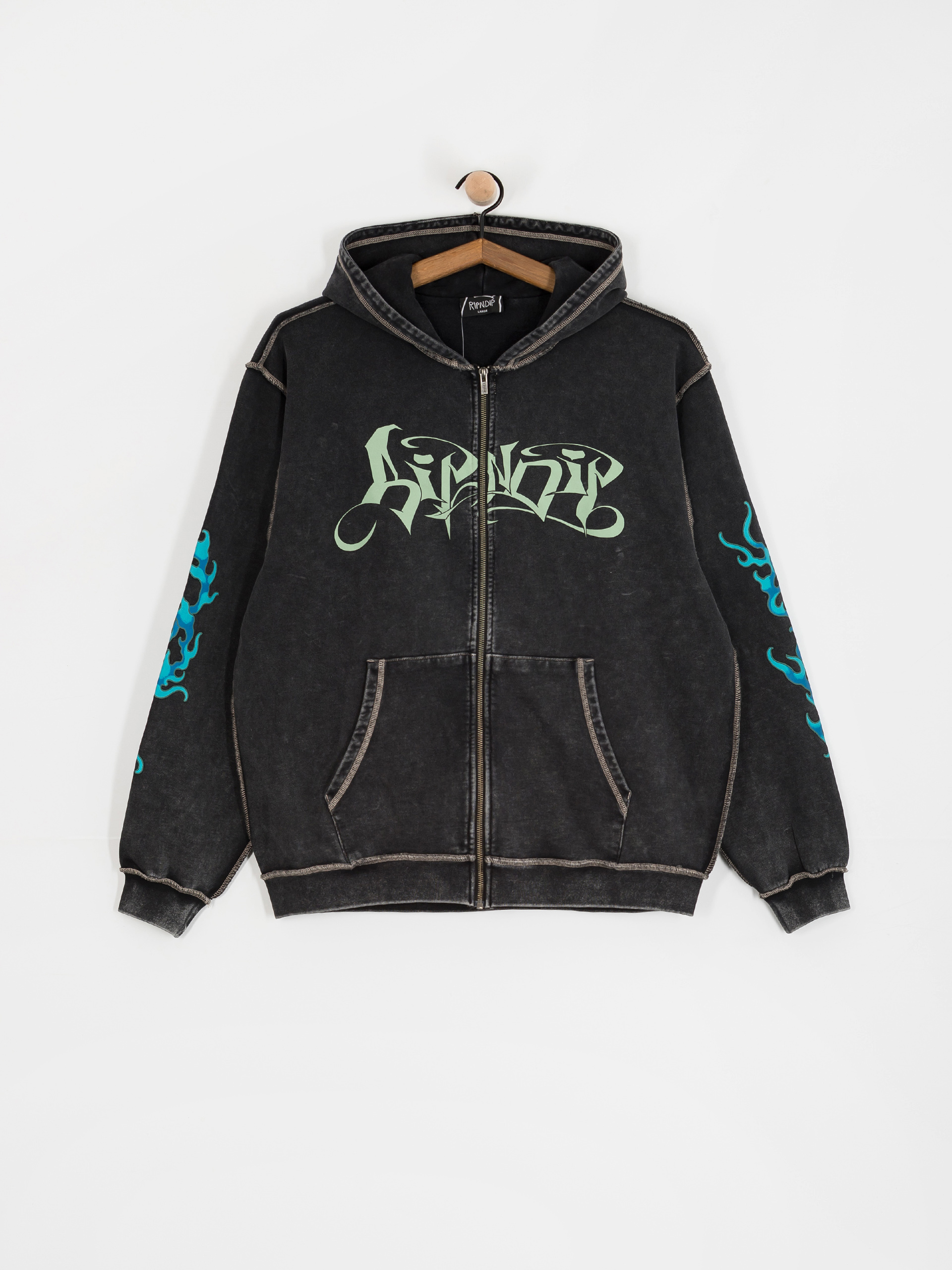 RipNDip Squabble Up HD Hoodie (black vintage wash)