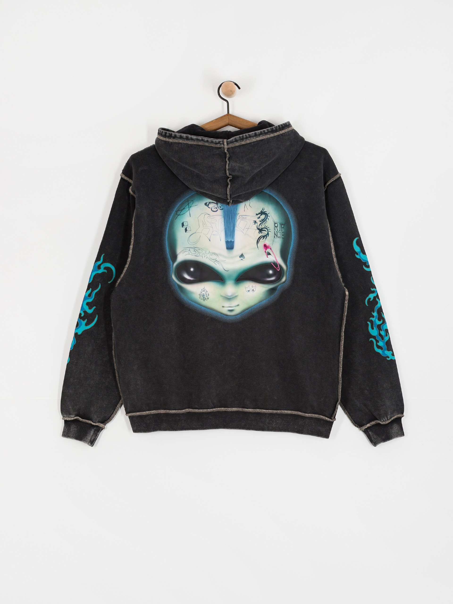 RipNDip Squabble Up HD Hoodie (black vintage wash)