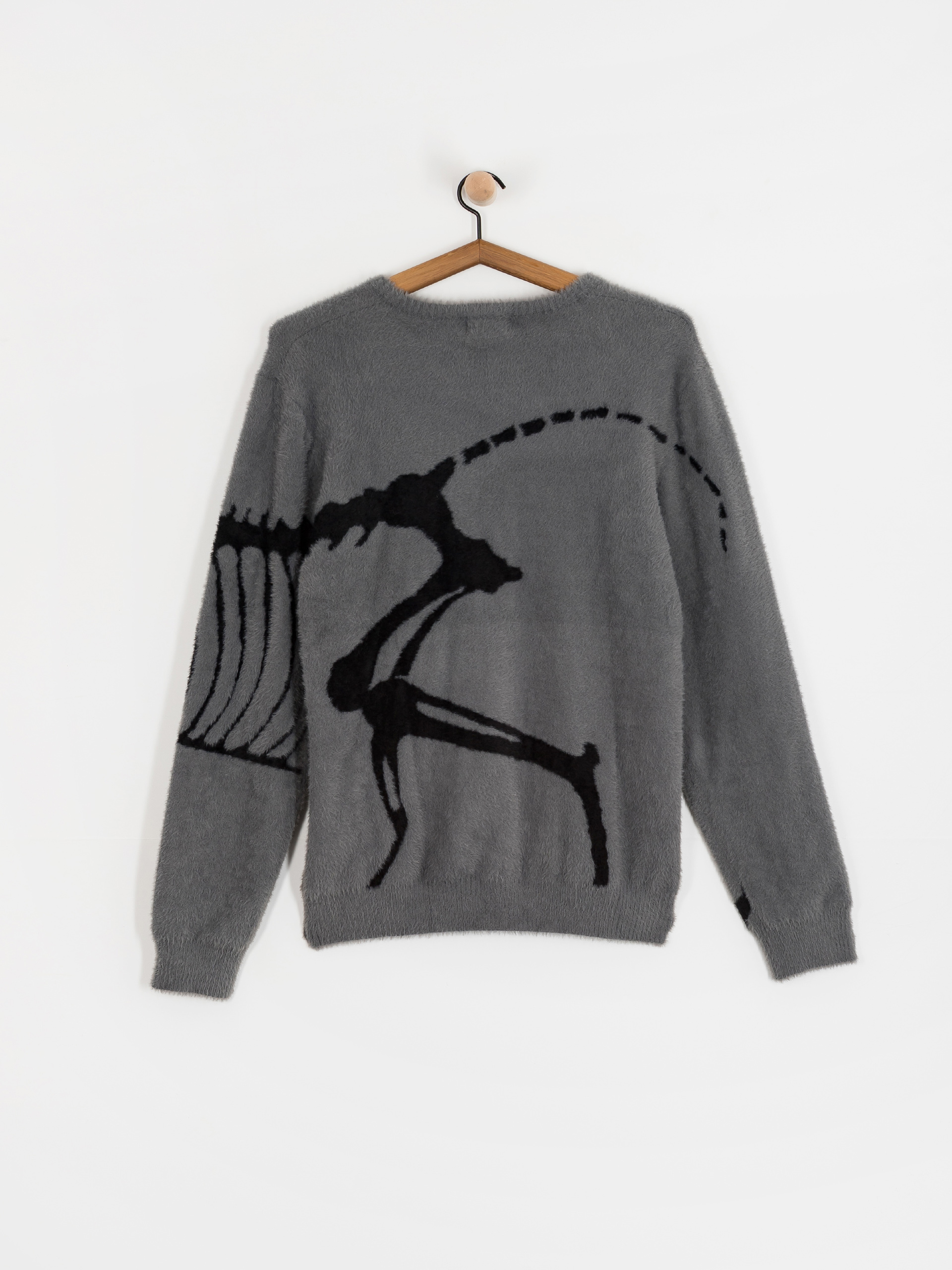 RipNDip Fossil Mohair Knit Sweater (charcoal)