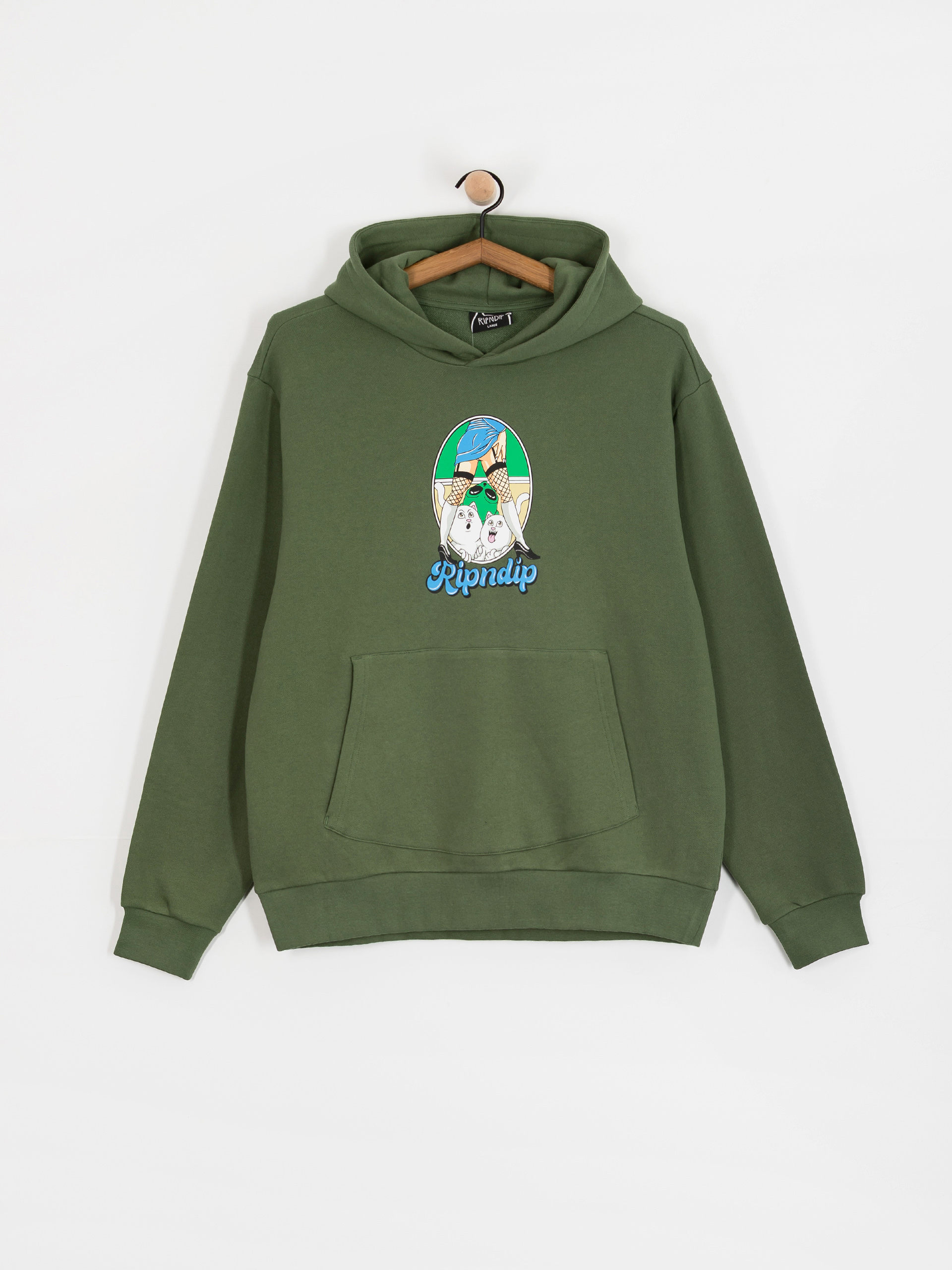 RipNDip Nermal Fest HD Hoodie (light olive)