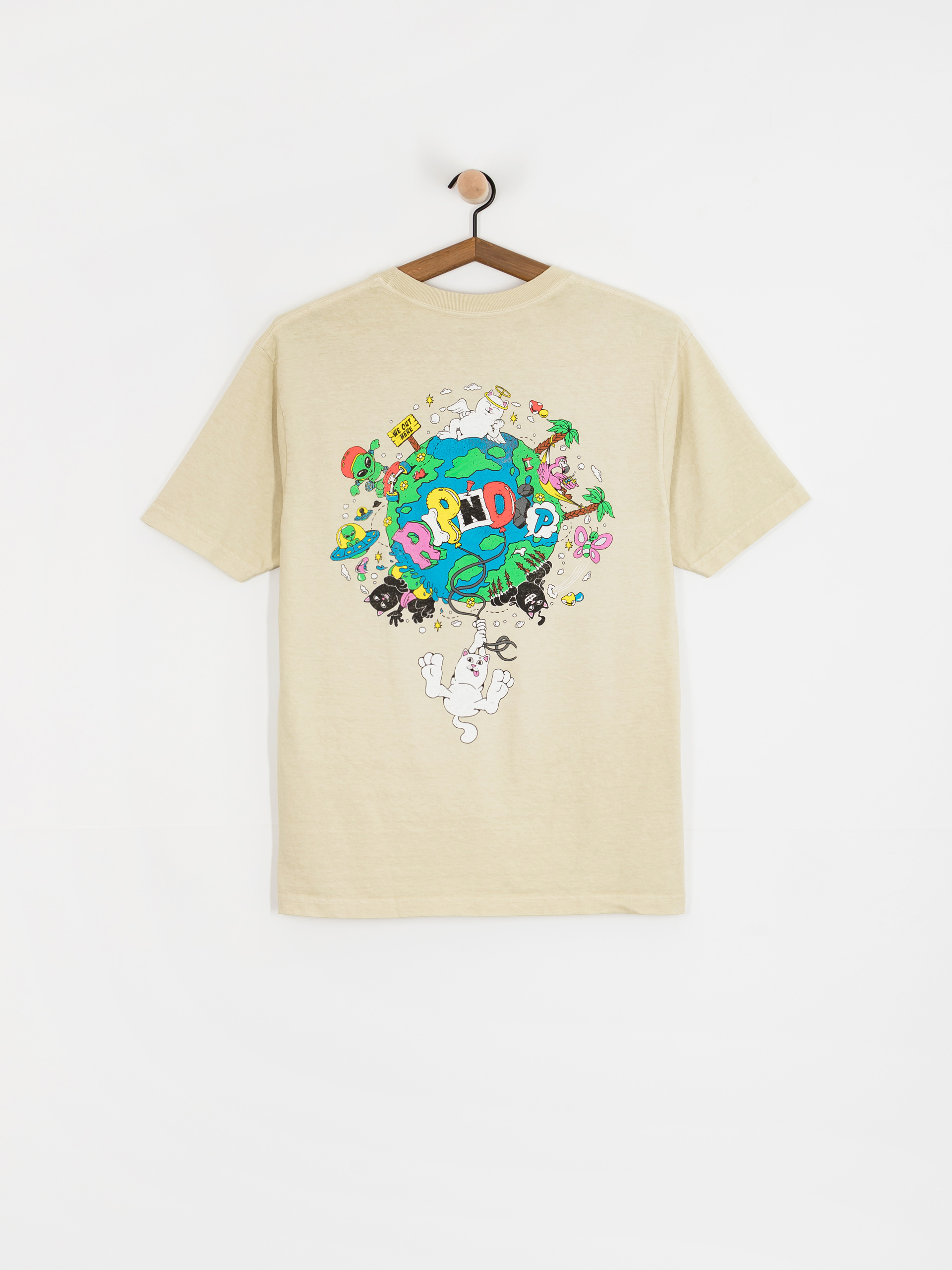 RipNDip Nerm World T-Shirt (sand)