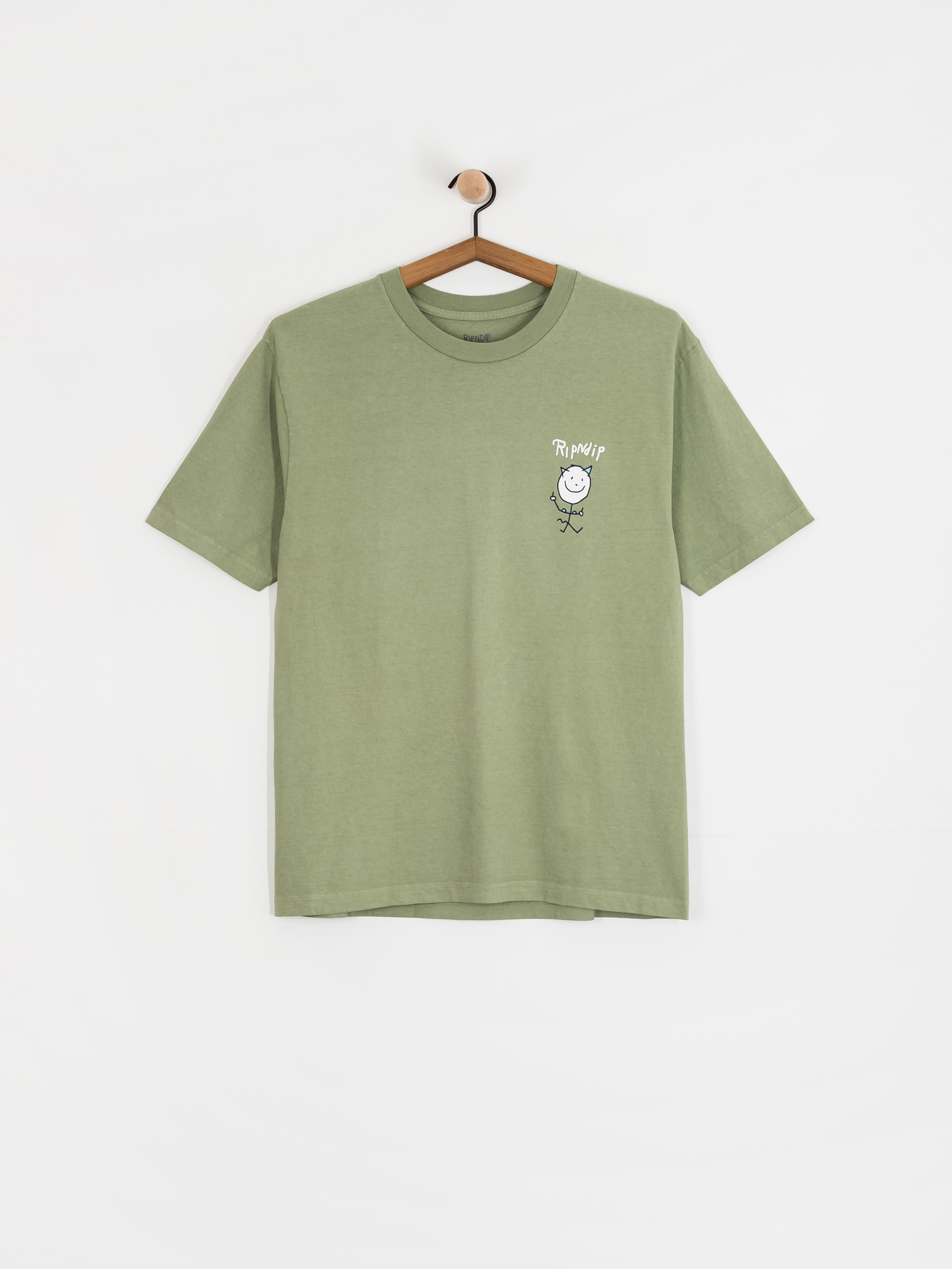 RipNDip Nerman Rockwell T-Shirt (dusty olive)