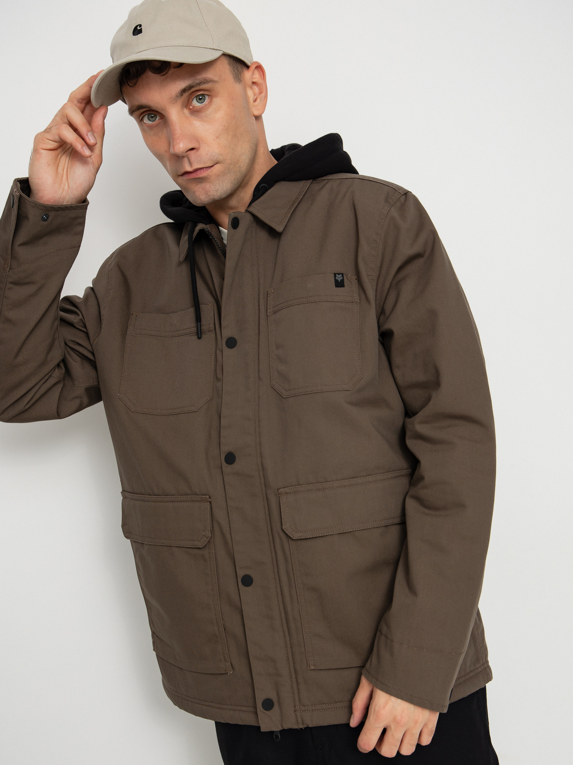 Fox Mercer Hooded Jacket - Men's Coats/Jackets In Pewter | Buckle