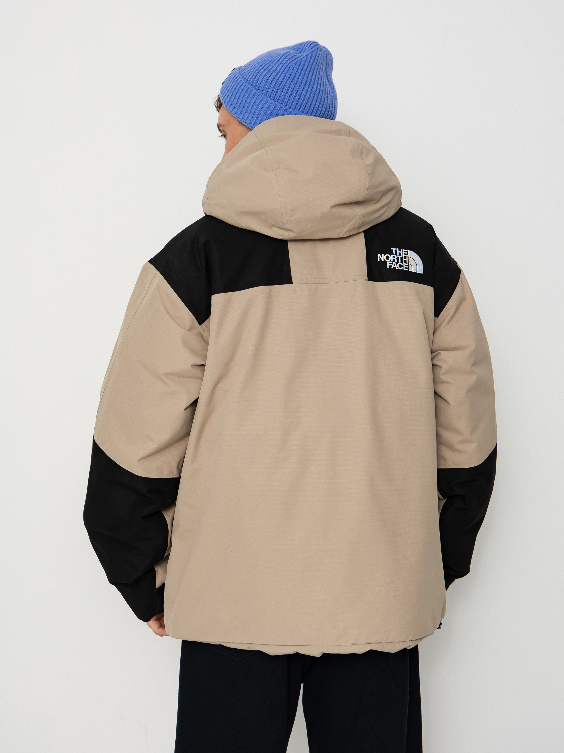 The North Face Mountain Down Jacket (mushroom grey/tnf black)