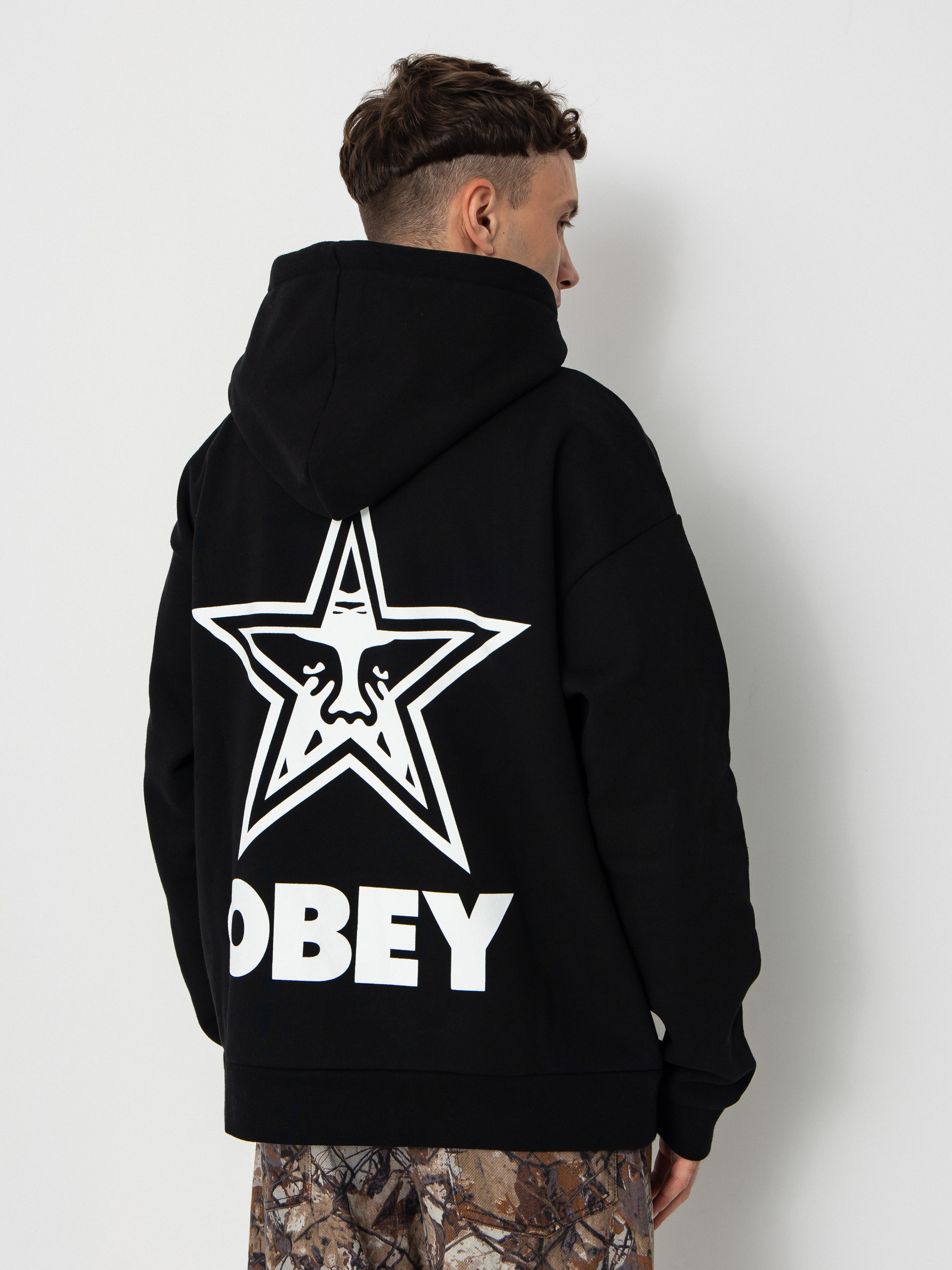 OBEY Hoodie Bold Star Extra Heavy HD