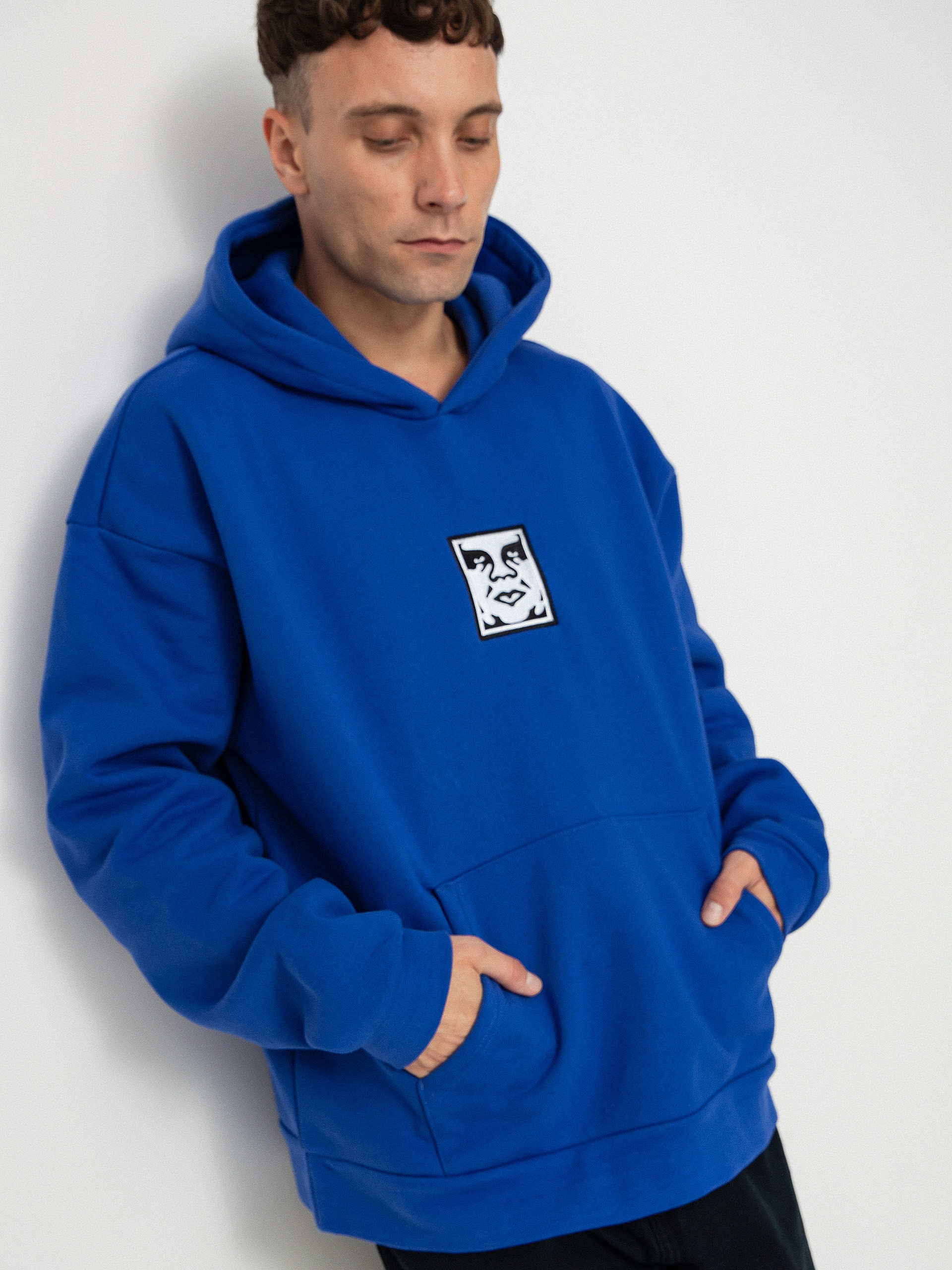 OBEY Hoodie Icon Extra Heavy II HD (dazzling blue)