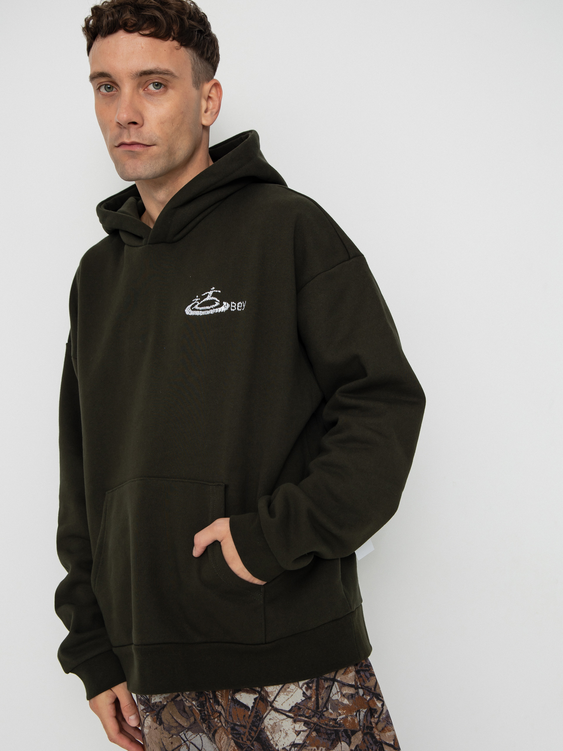 OBEY Hoodie Corp Extra Heavy HD (rosin)