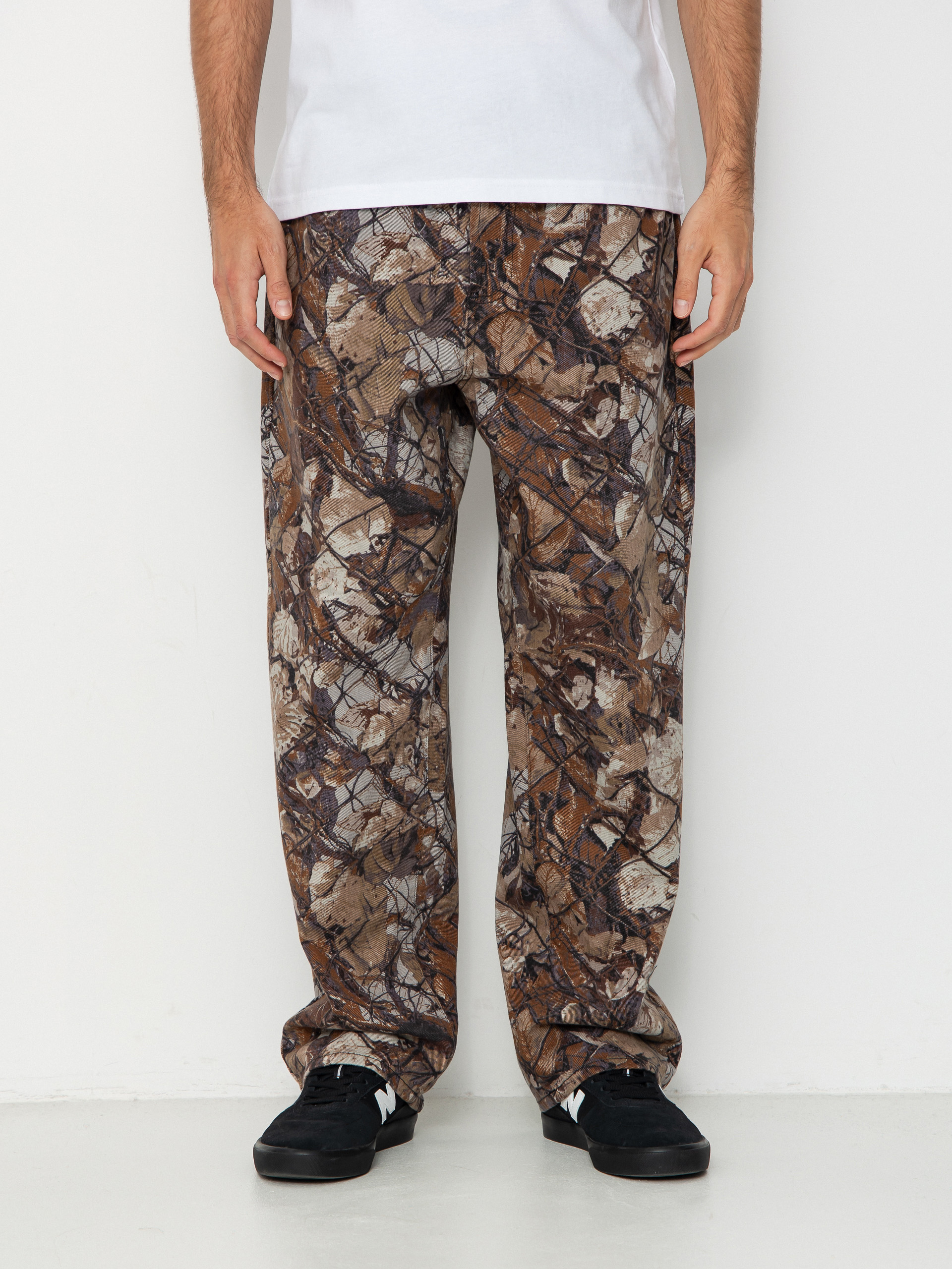 OBEY Classic Baggy Denim Pants - camo, multicolor (fence camo multi)
