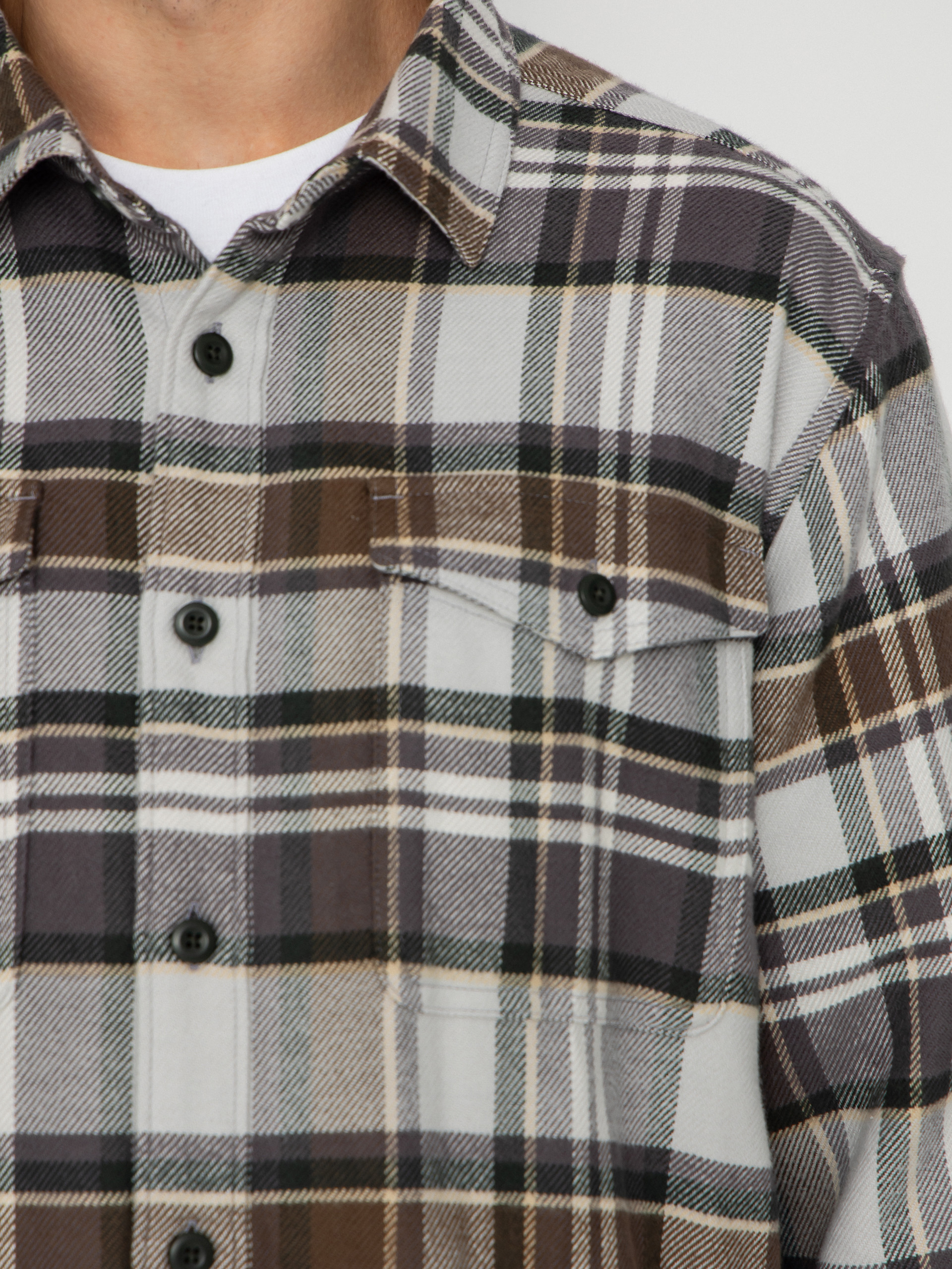 Patagonia Shirt Fjord Flannel (blizzard salt grey)
