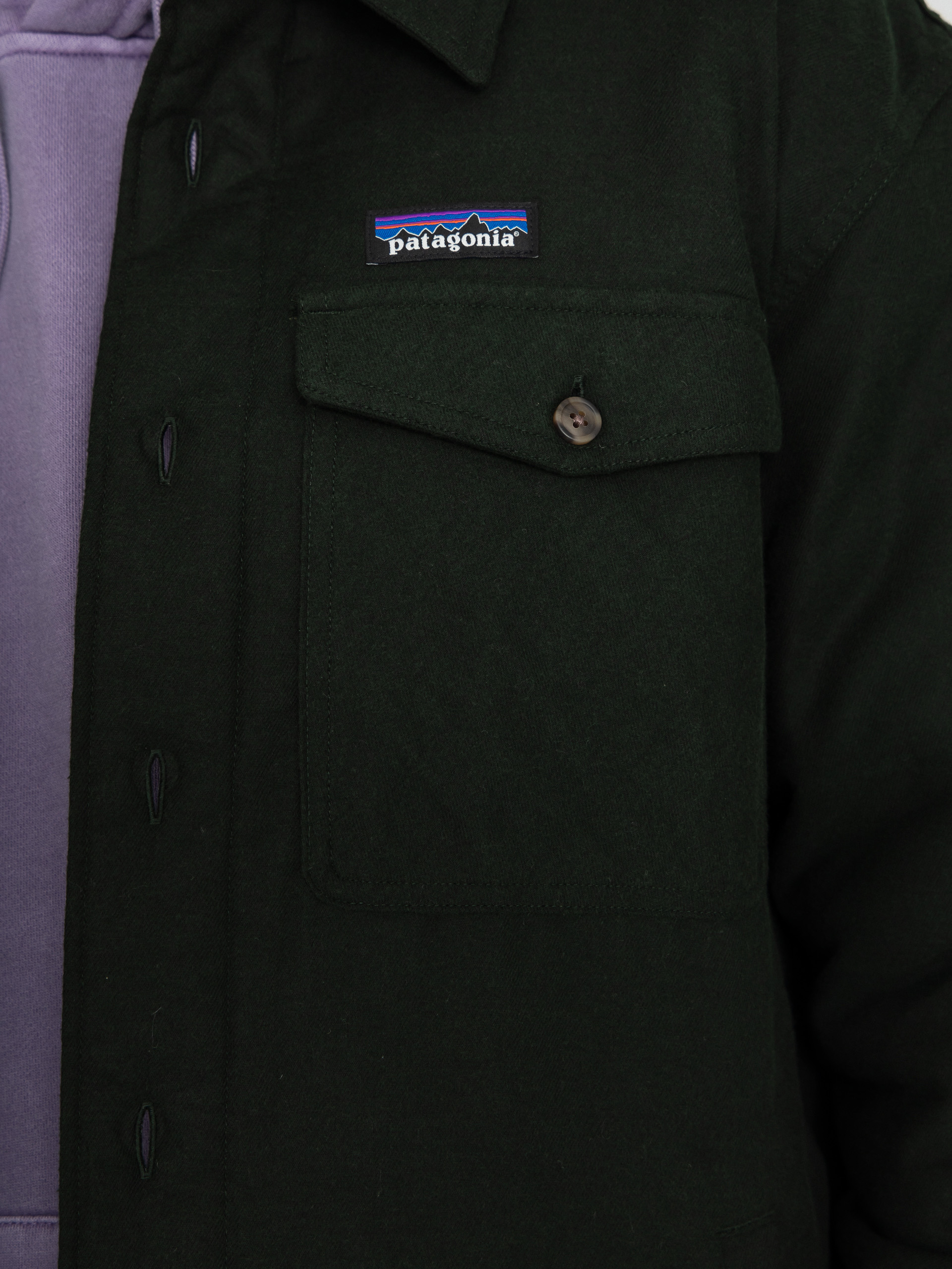 Patagonia Shirt LW Insulated Fjord Flannel (old growth green)