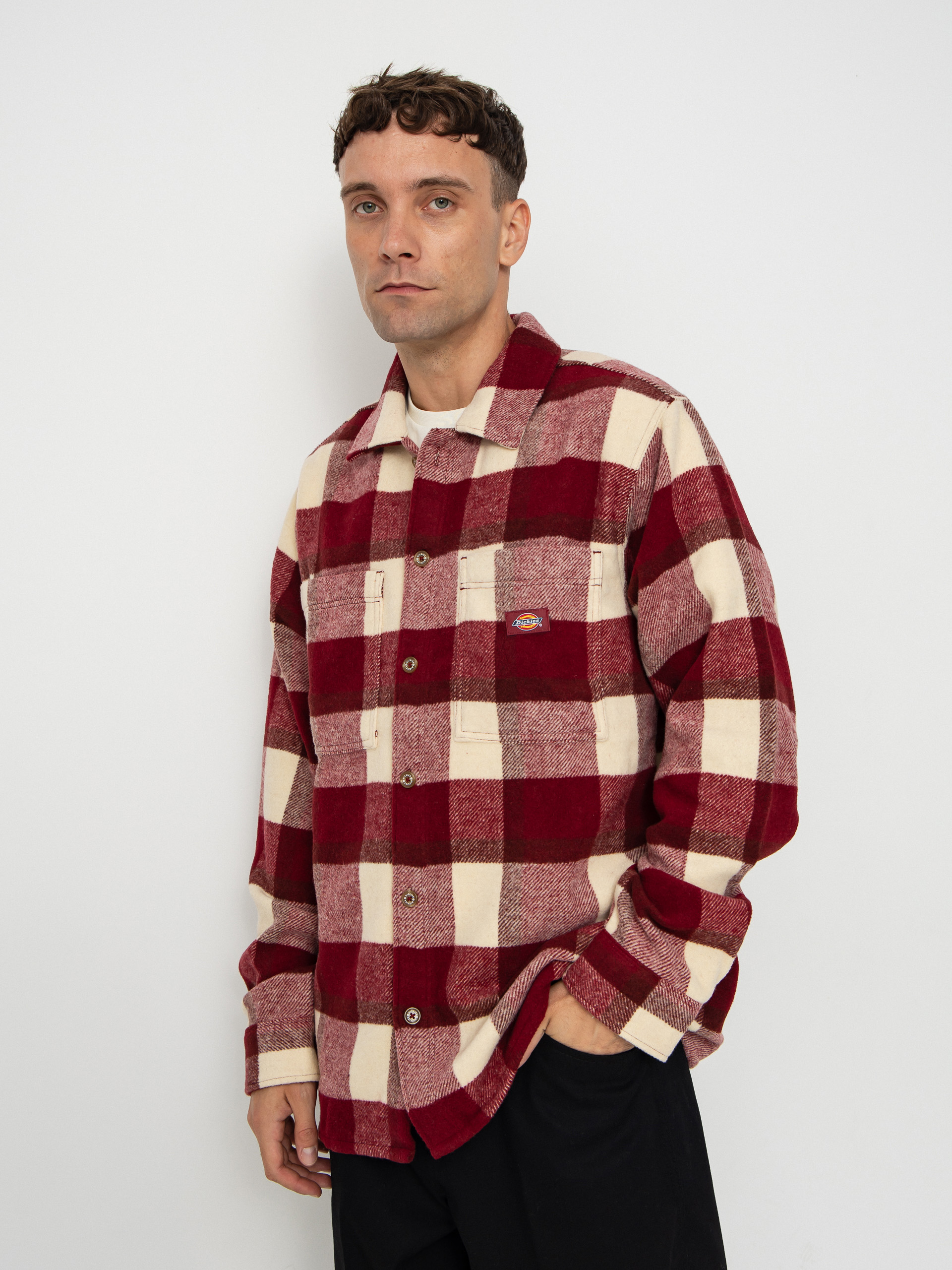 Dickies Plaid Coaling Shirt (tibetan red)